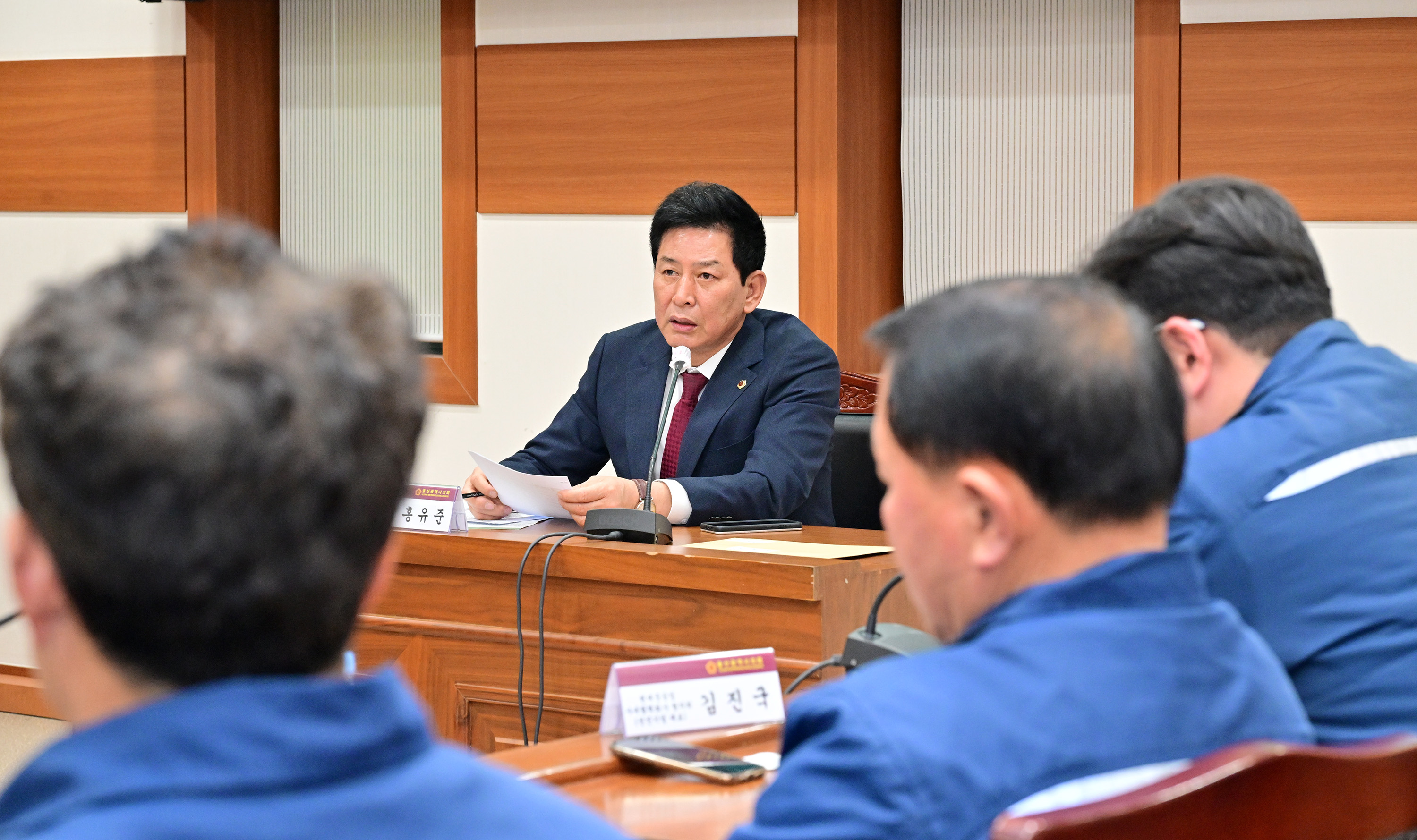 홍유준 의원, 현대중공업 협력사 애로사항 청취 간담회6