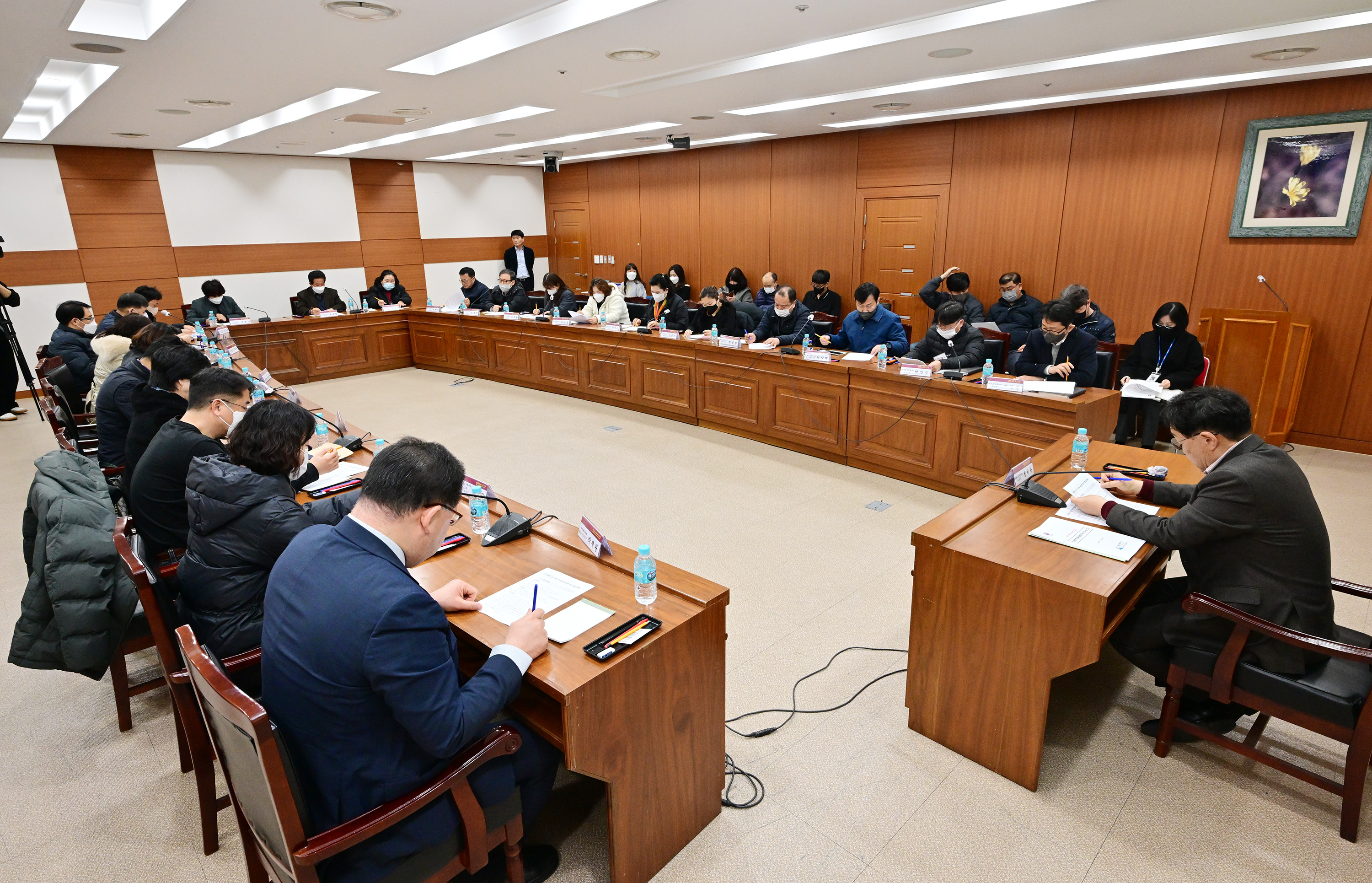 정치락 의회운영위원장, 북구지역 수돗물 흐린물 발생 피해배상 간담회8