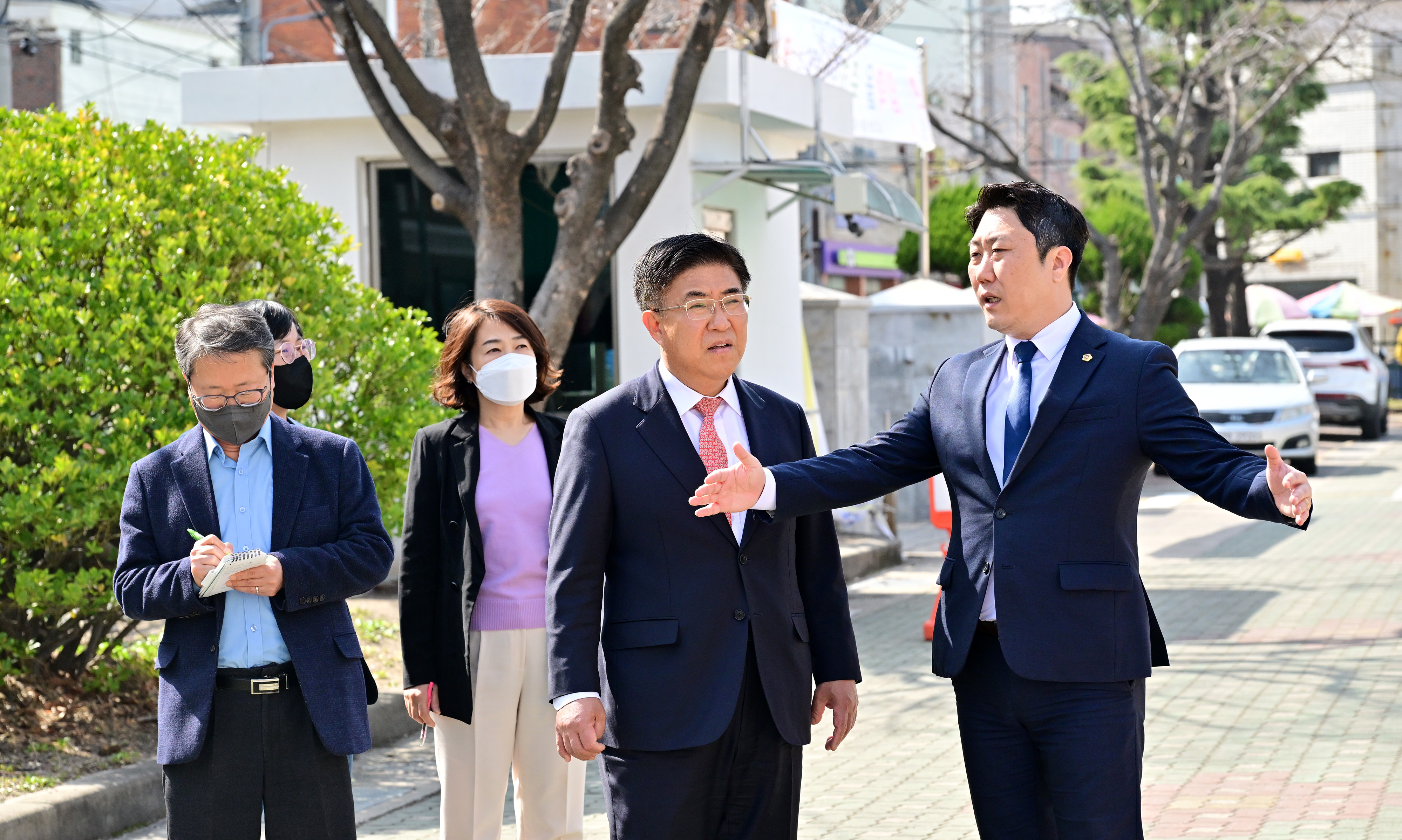 김종섭 행정자치위원장, 중학교 신설 관련 교육현장 방문8