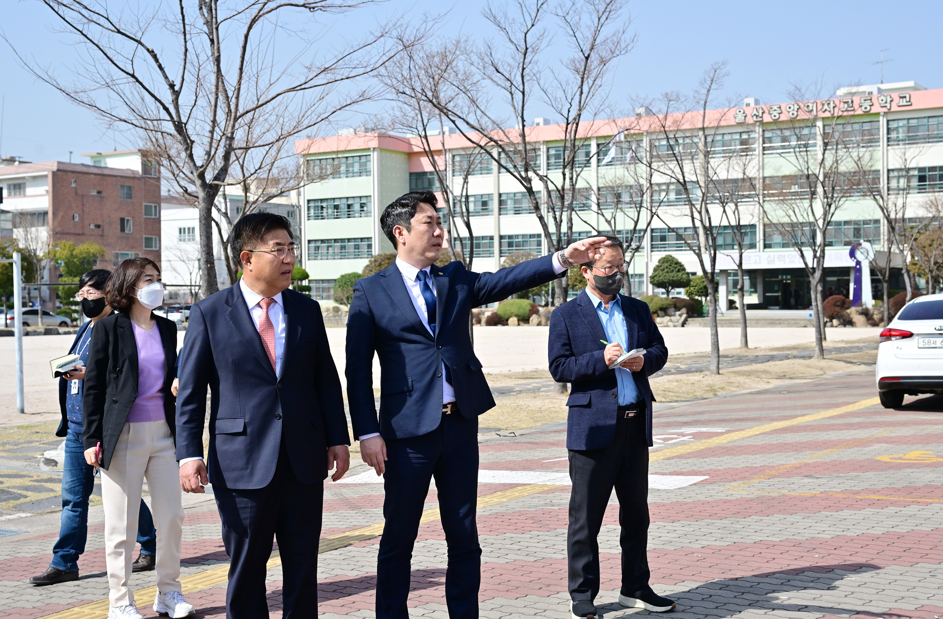 김종섭 행정자치위원장, 중학교 신설 관련 교육현장 방문9