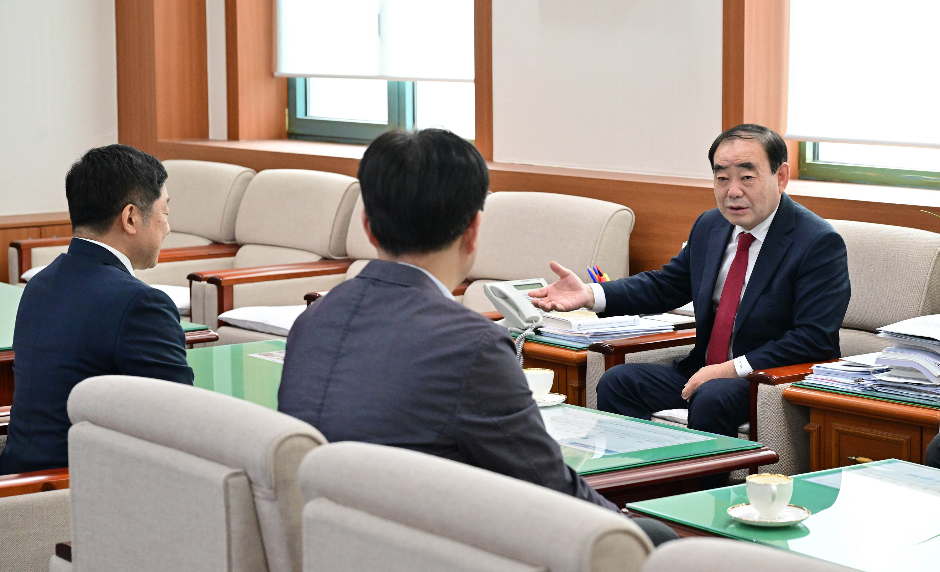 이재순 신임 울산소방본부장 의장실 내방3