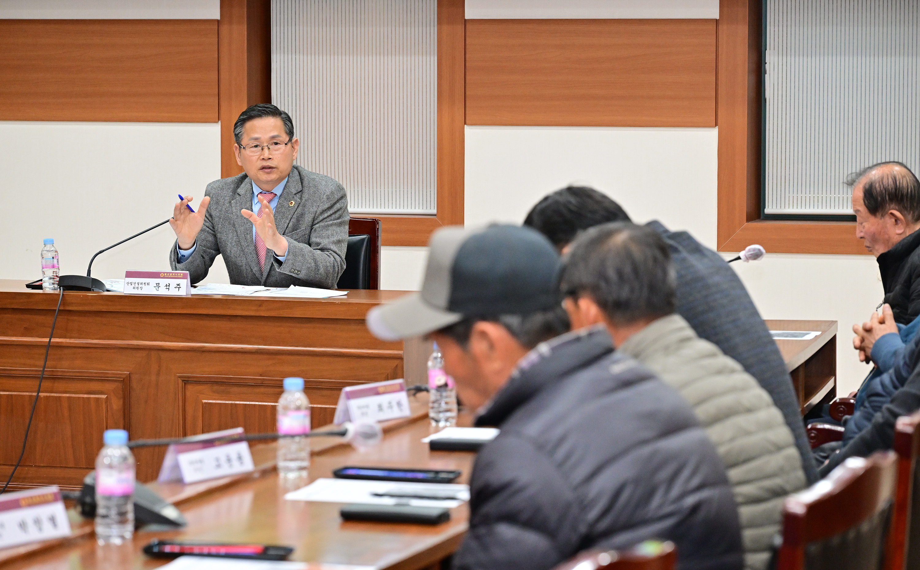 문석주 산업건설위원장, 약수마을 진입 교통체계 개선 논의 간담회8