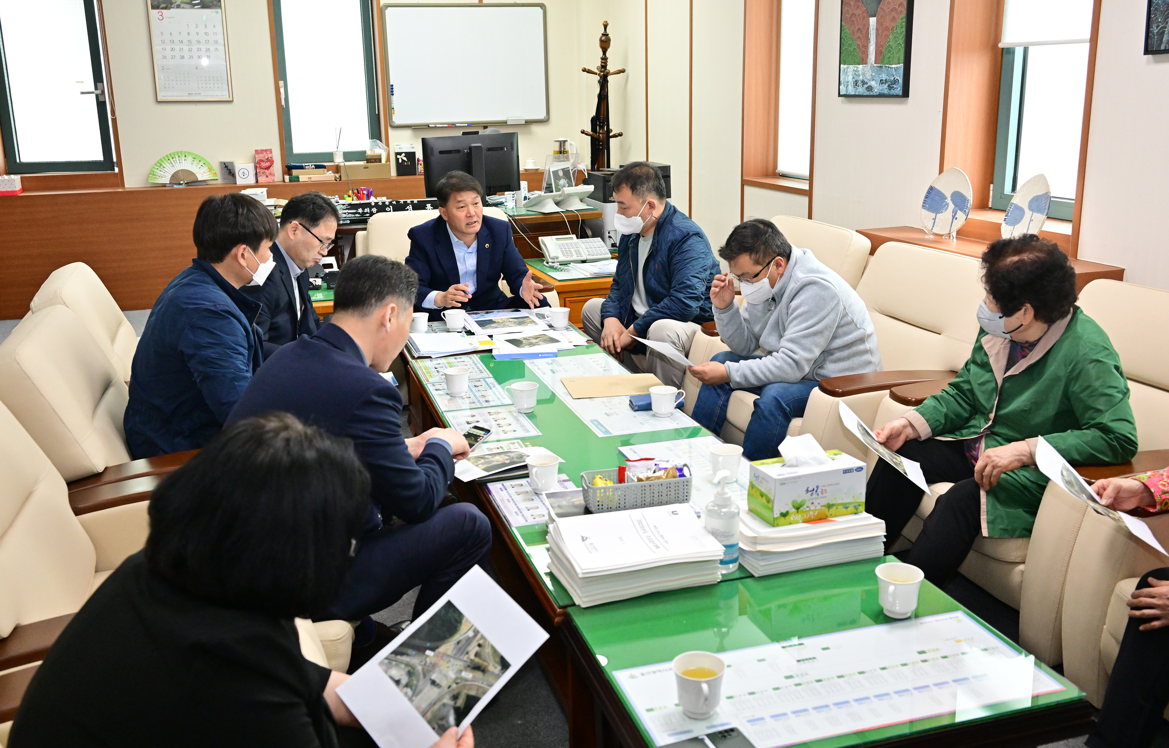이성룡 부의장, 학성여중 통학로 개선 간담회2
