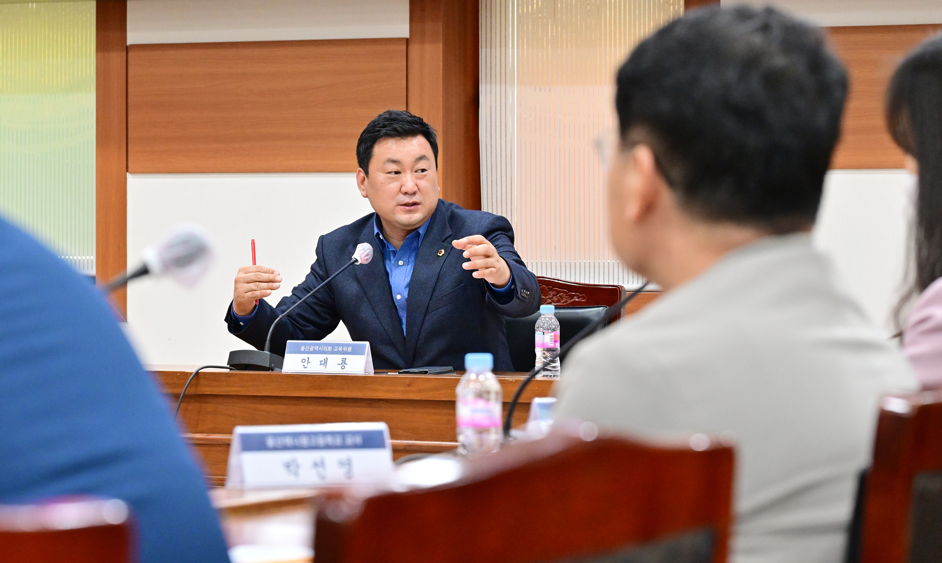 안대룡 예산결산특별위원장, 중·고등학교 기숙사 복지사각 해소를 위한 간담회5