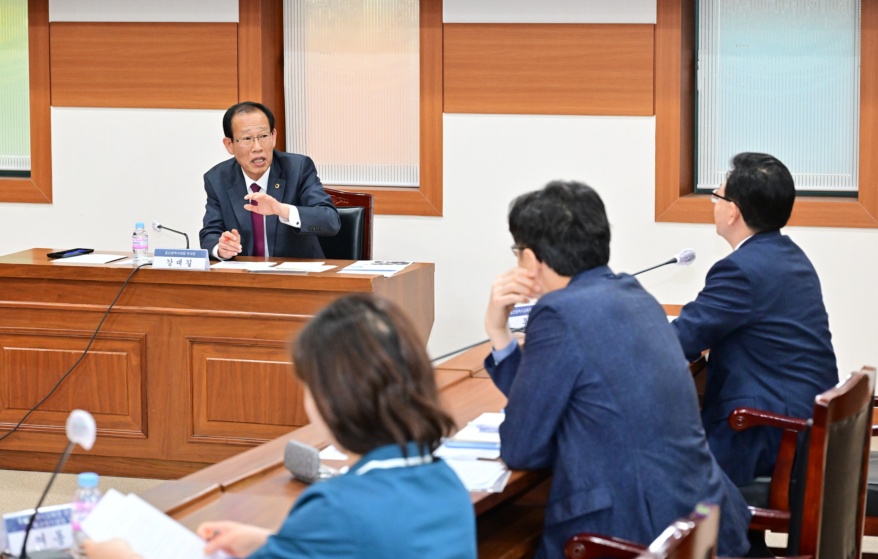 강대길 부의장, 기초학력 지원조례 개정조례안 관련 업무협의회2