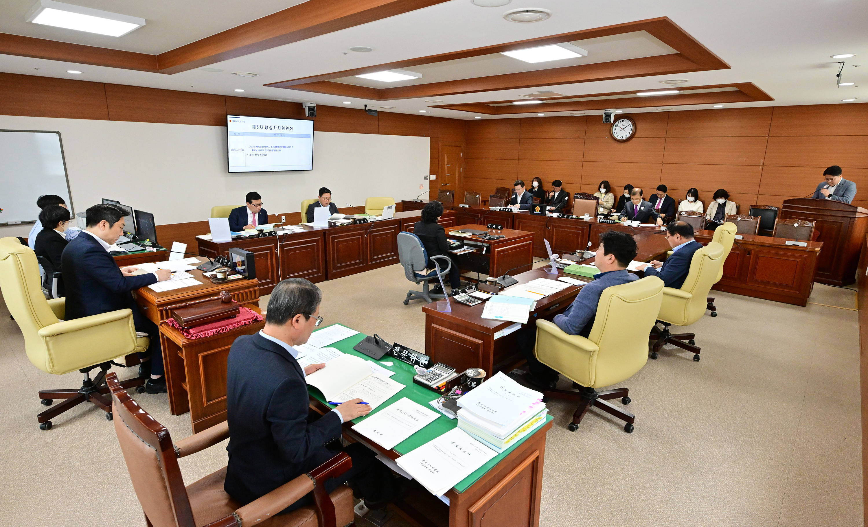 행정자치위원회, 홍보실·감사관·권익인권담당관 소관 추가경정예산안 심사 2