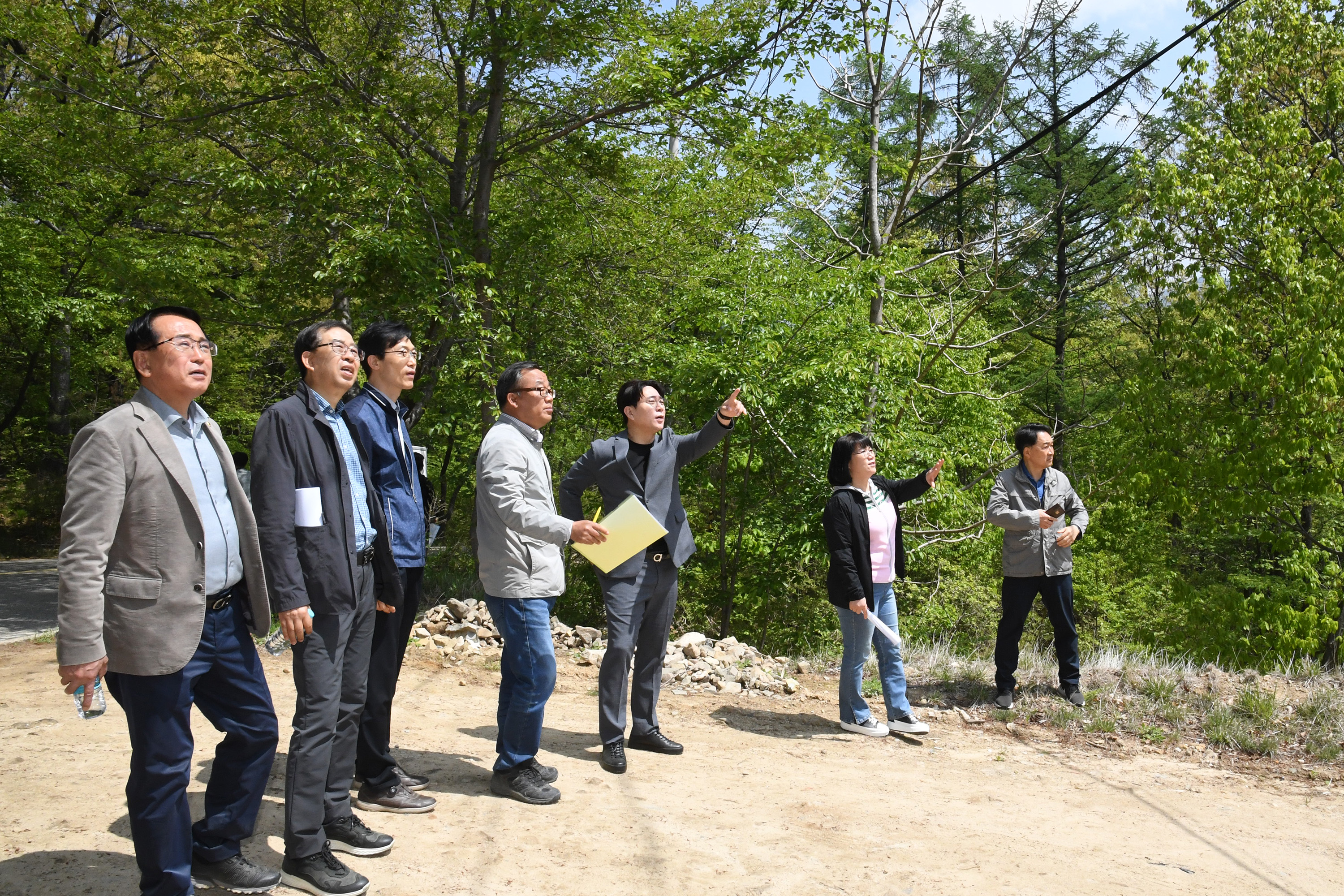 환경복지위원회, 제238회 임시회 기간 중 소호 참나무숲 현장방문6
