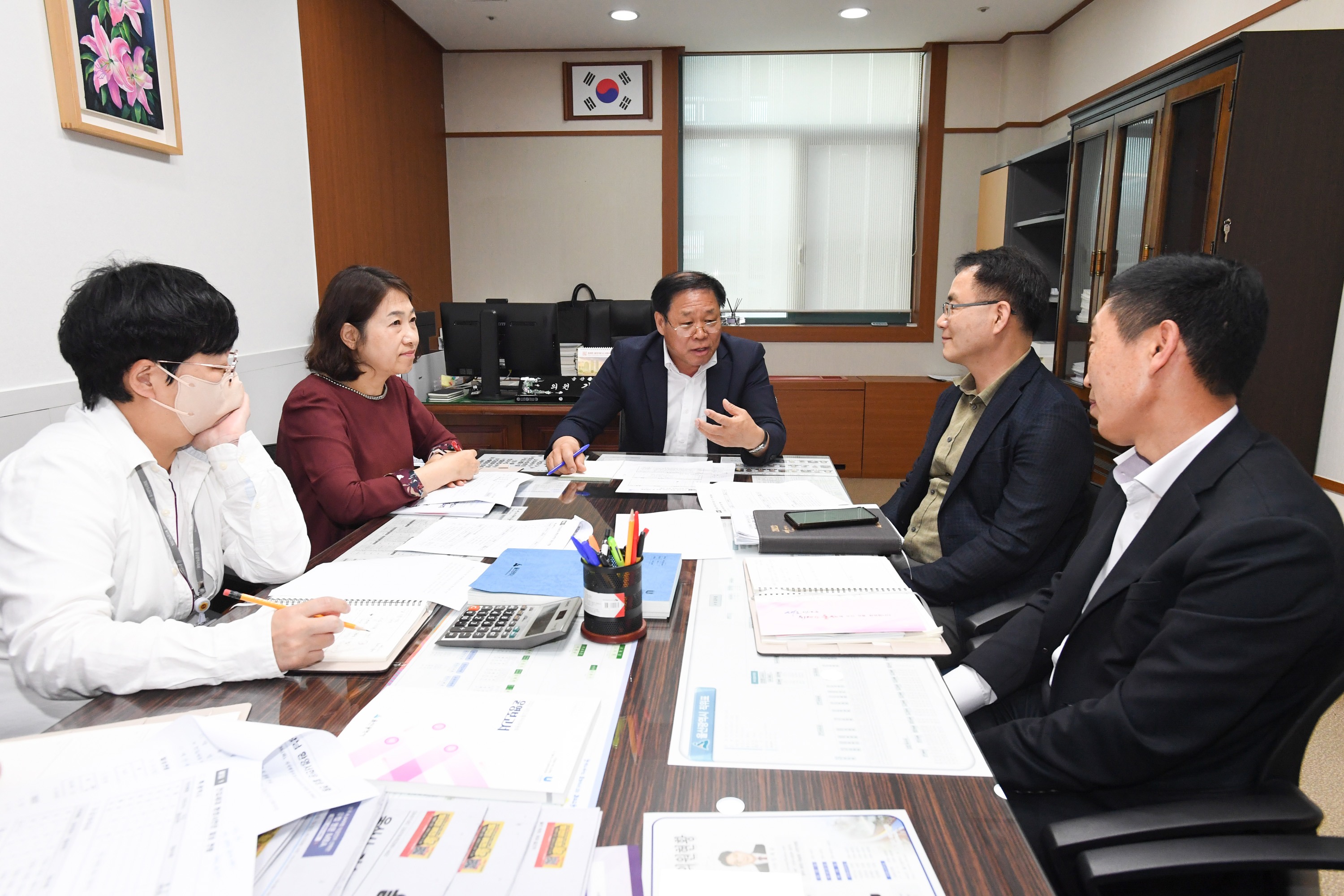 김동칠 의원, 전입세대 울산홍보물 발송 관련 간담회2