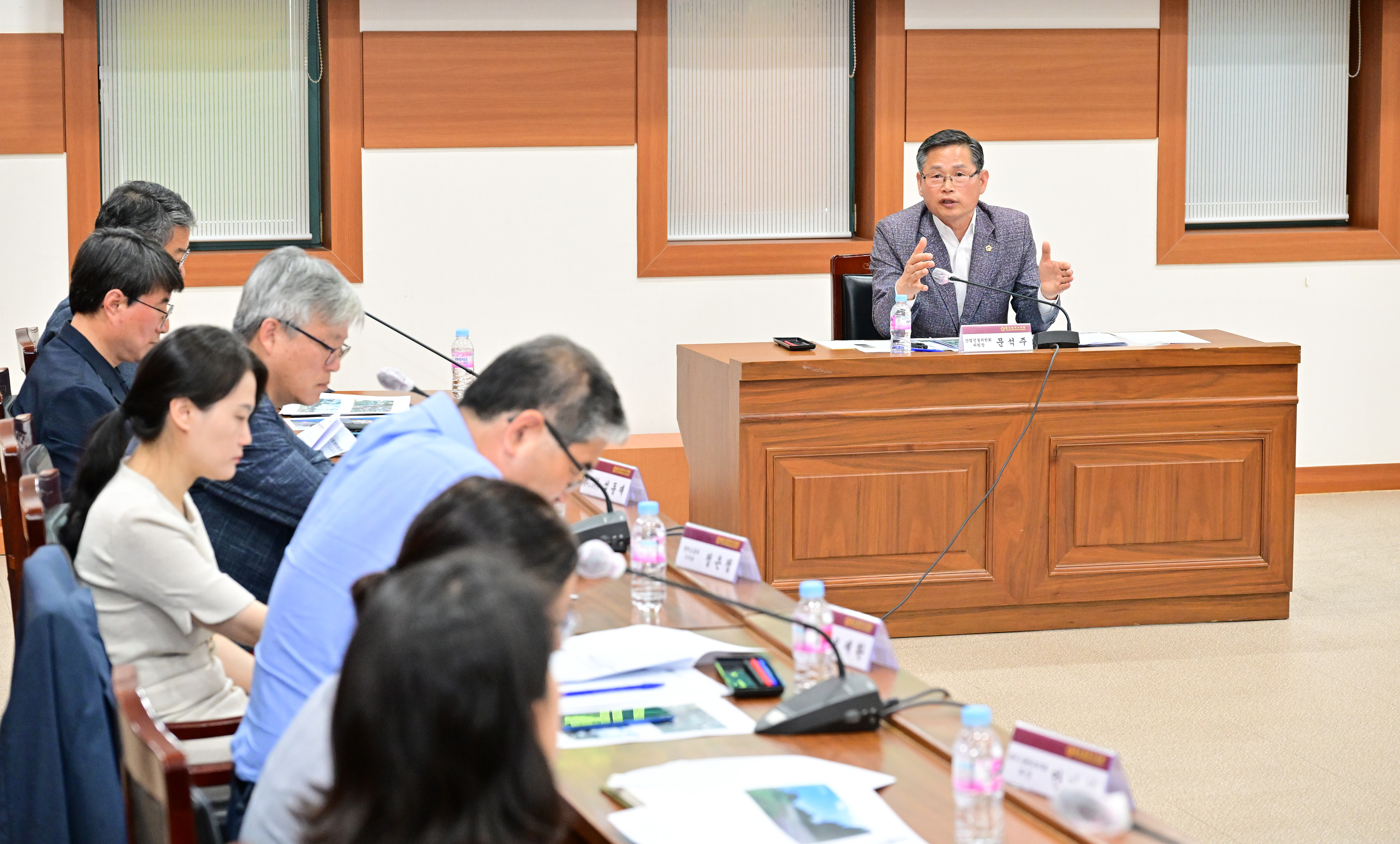 문석주 산업건설위원장, 북구 호계동 철도 폐선부지 농로개설 논의 간담회3