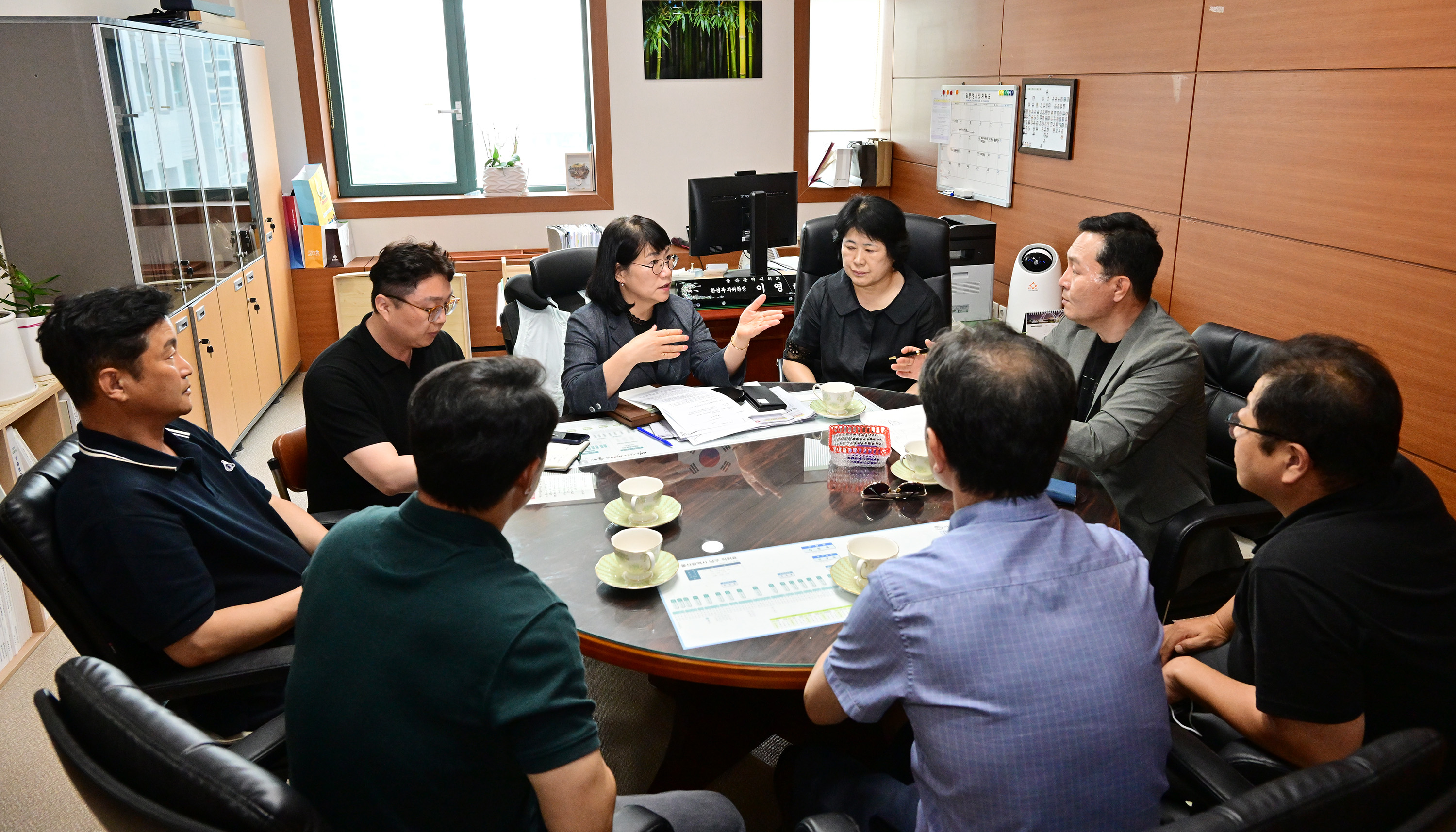 이영해 환경복지위원장, 주상복합 신축사업 지연에 따른 민원 청취4