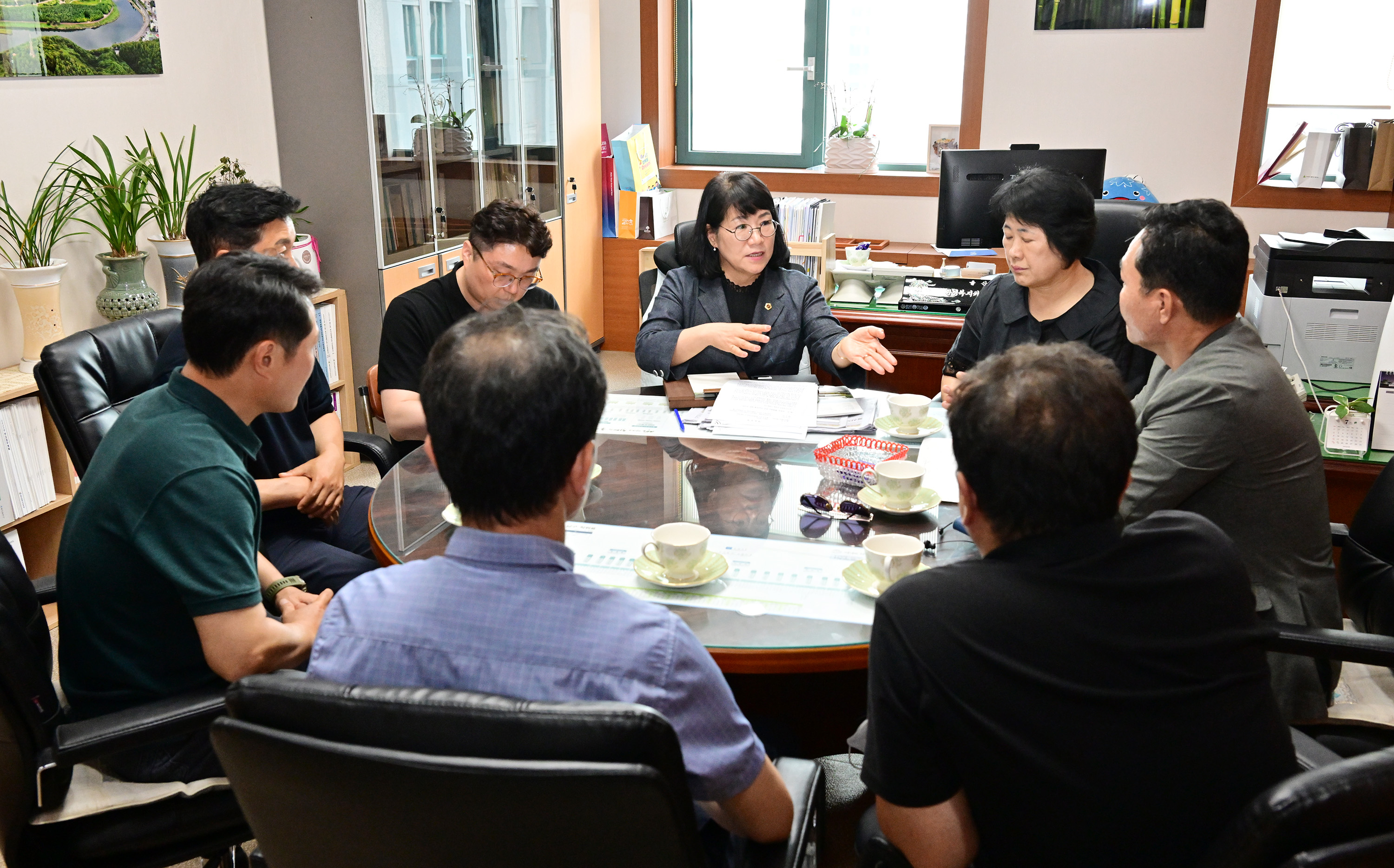 이영해 환경복지위원장, 주상복합 신축사업 지연에 따른 민원 청취5