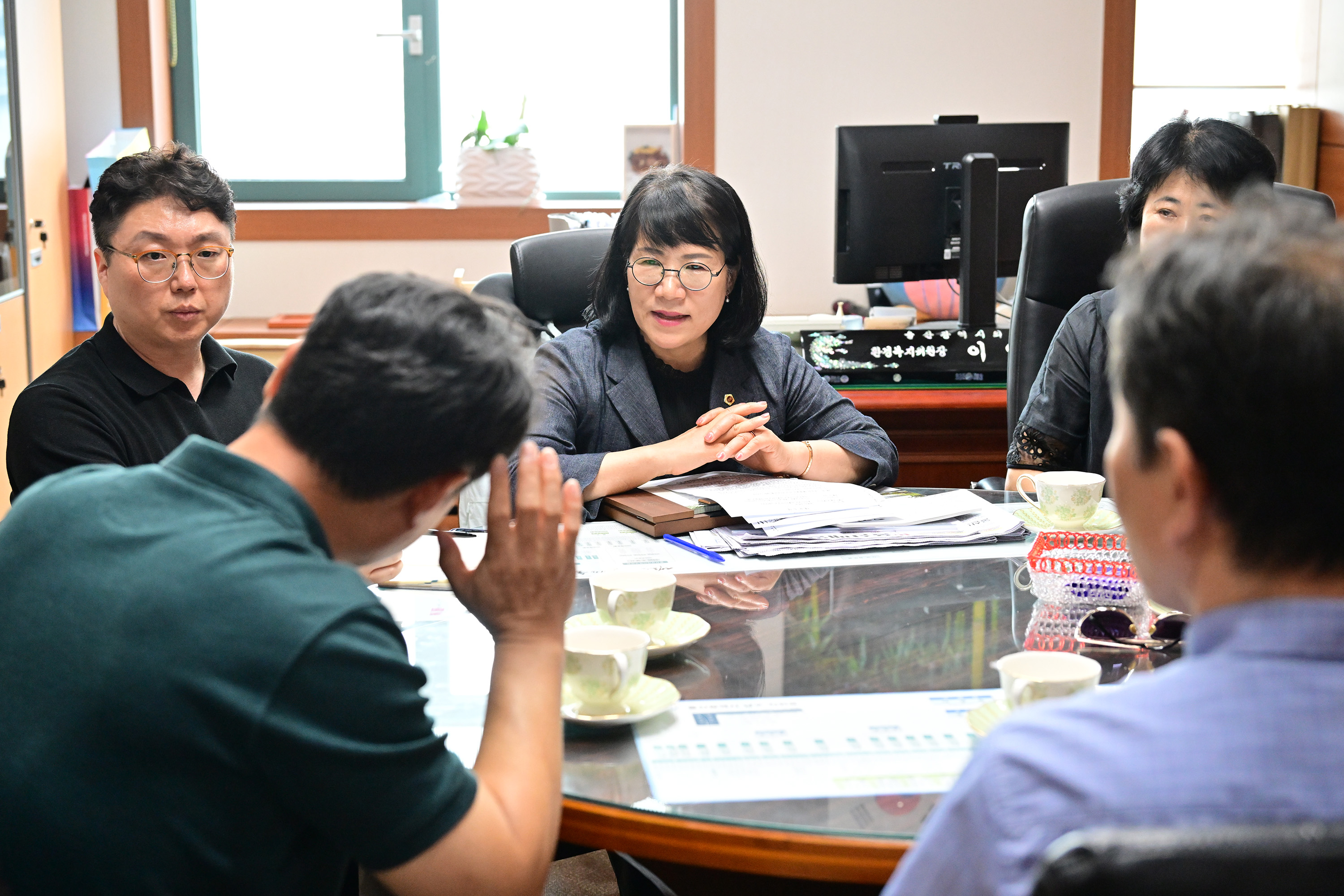 이영해 환경복지위원장, 주상복합 신축사업 지연에 따른 민원 청취7