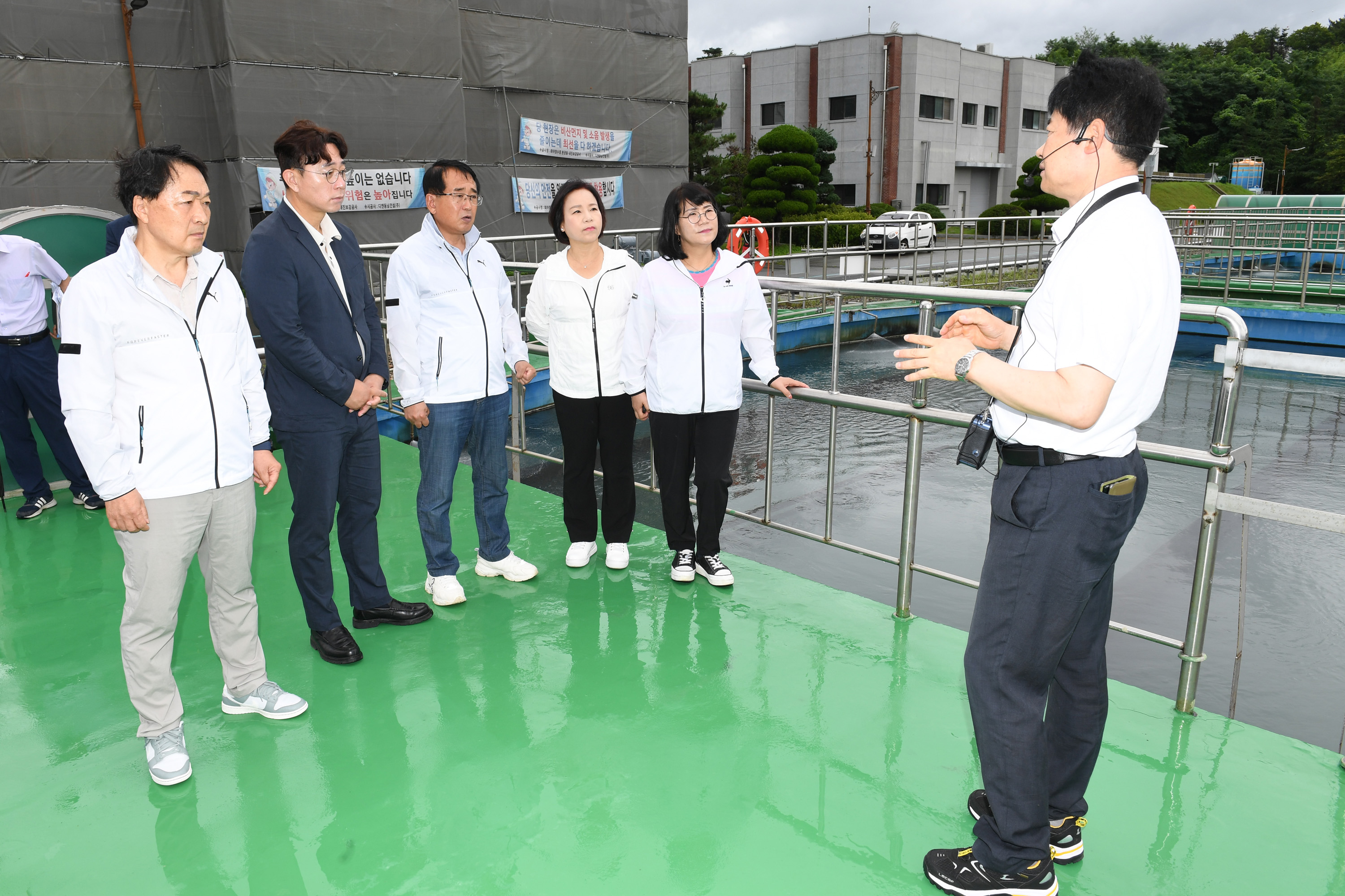 환경복지위원회,  회야댐 및 생태습지, 다함께돌봄센터, 산하 오수중계펌프장 현장방문3