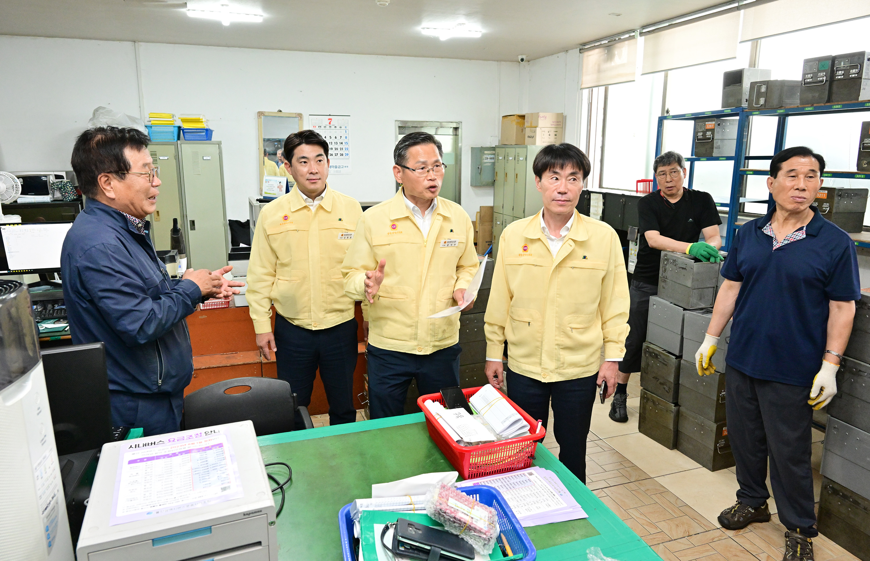 산업건설위원회, 덕하·율리 공영차고지 현장 방문15