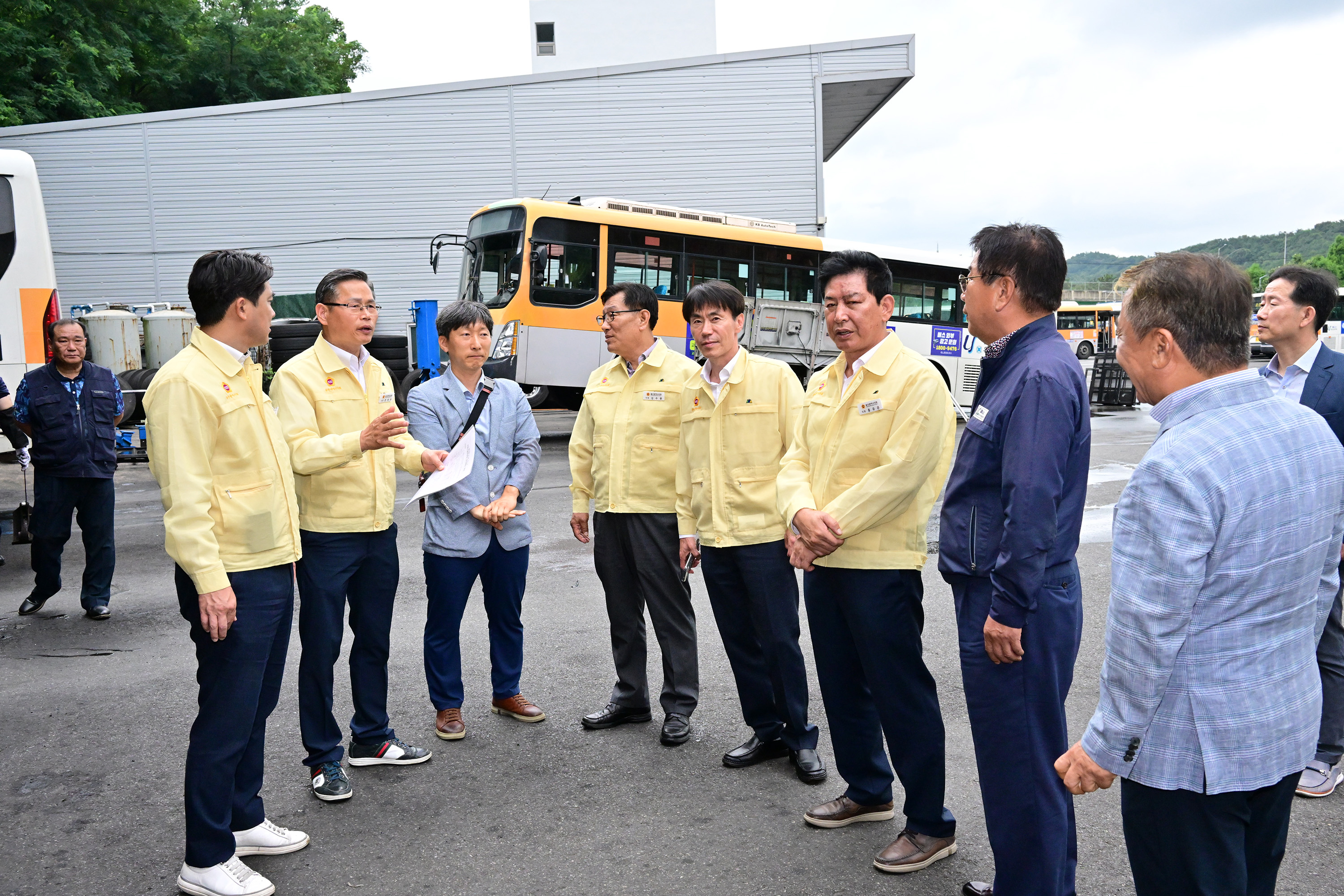 산업건설위원회, 덕하·율리 공영차고지 현장 방문16