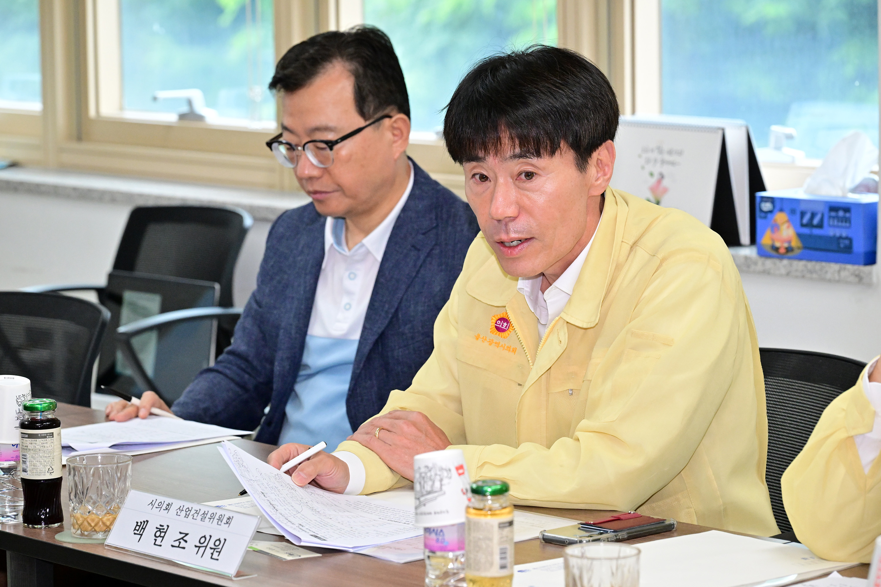 산업건설위원회, 덕하·율리 공영차고지 현장 방문6