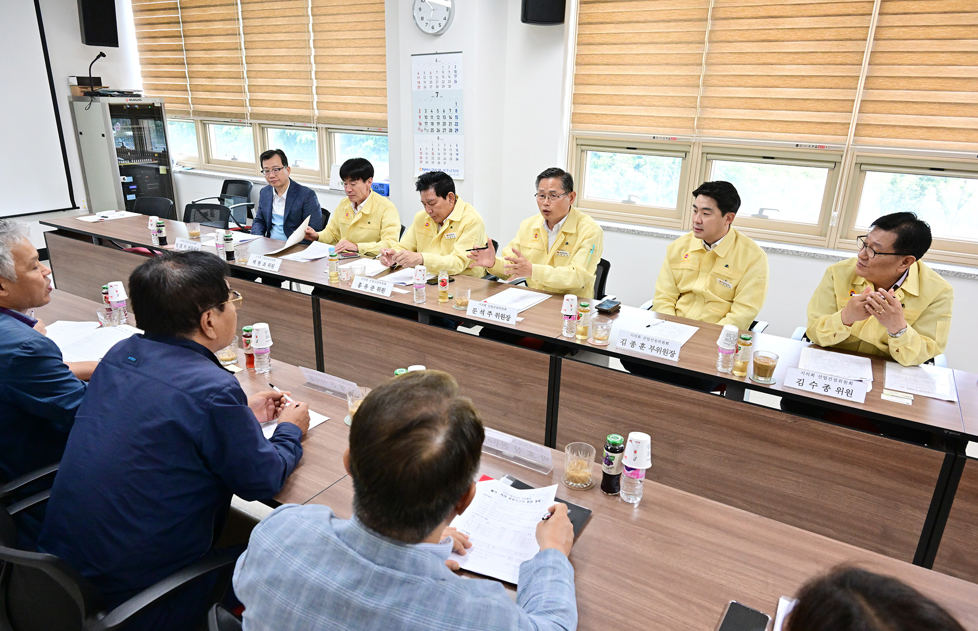 산업건설위원회, 덕하·율리 공영차고지 현장 방문8