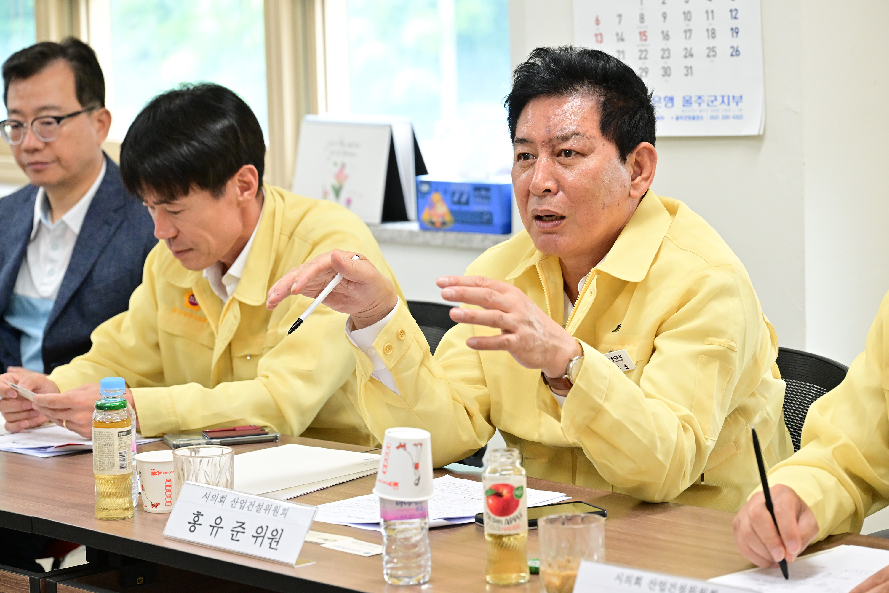 산업건설위원회, 덕하·율리 공영차고지 현장 방문9