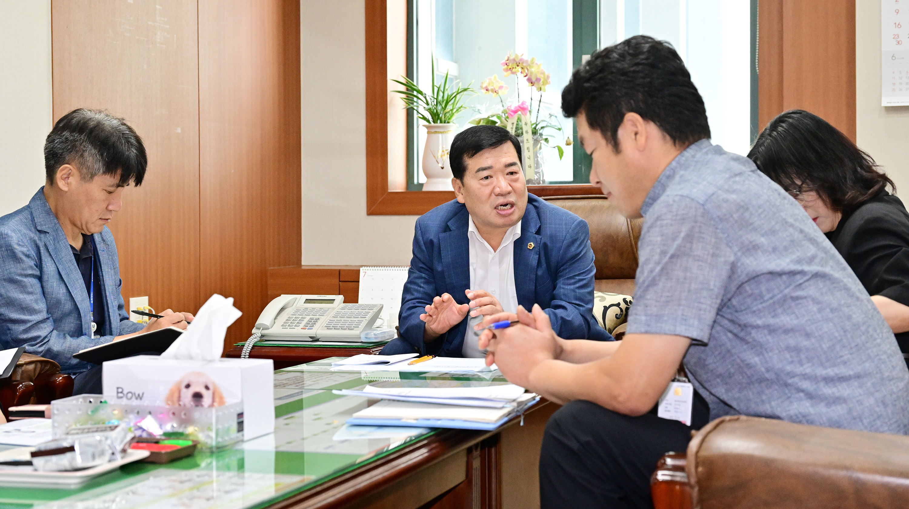 이장걸 예산결산특별위원장, 월평초 인근지역 작은도서관 건립 추진 관련 간담회3