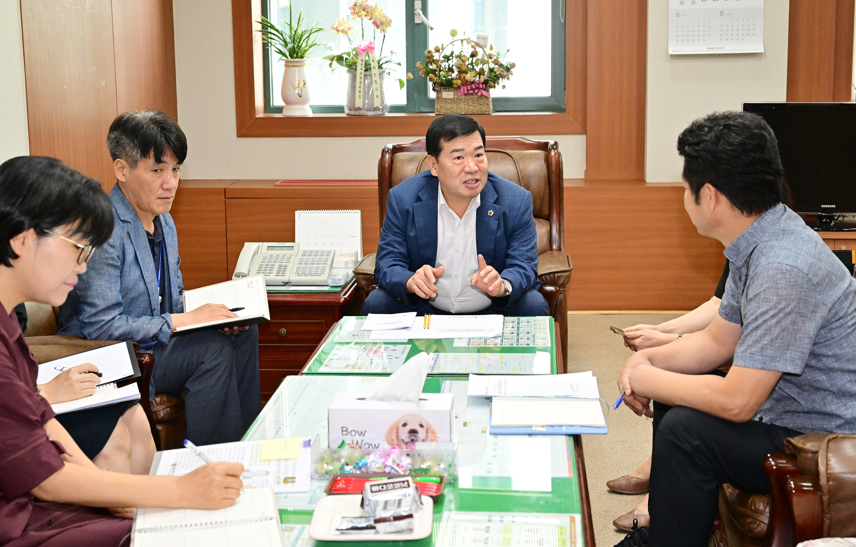 이장걸 예산결산특별위원장, 월평초 인근지역 작은도서관 건립 추진 관련 간담회5