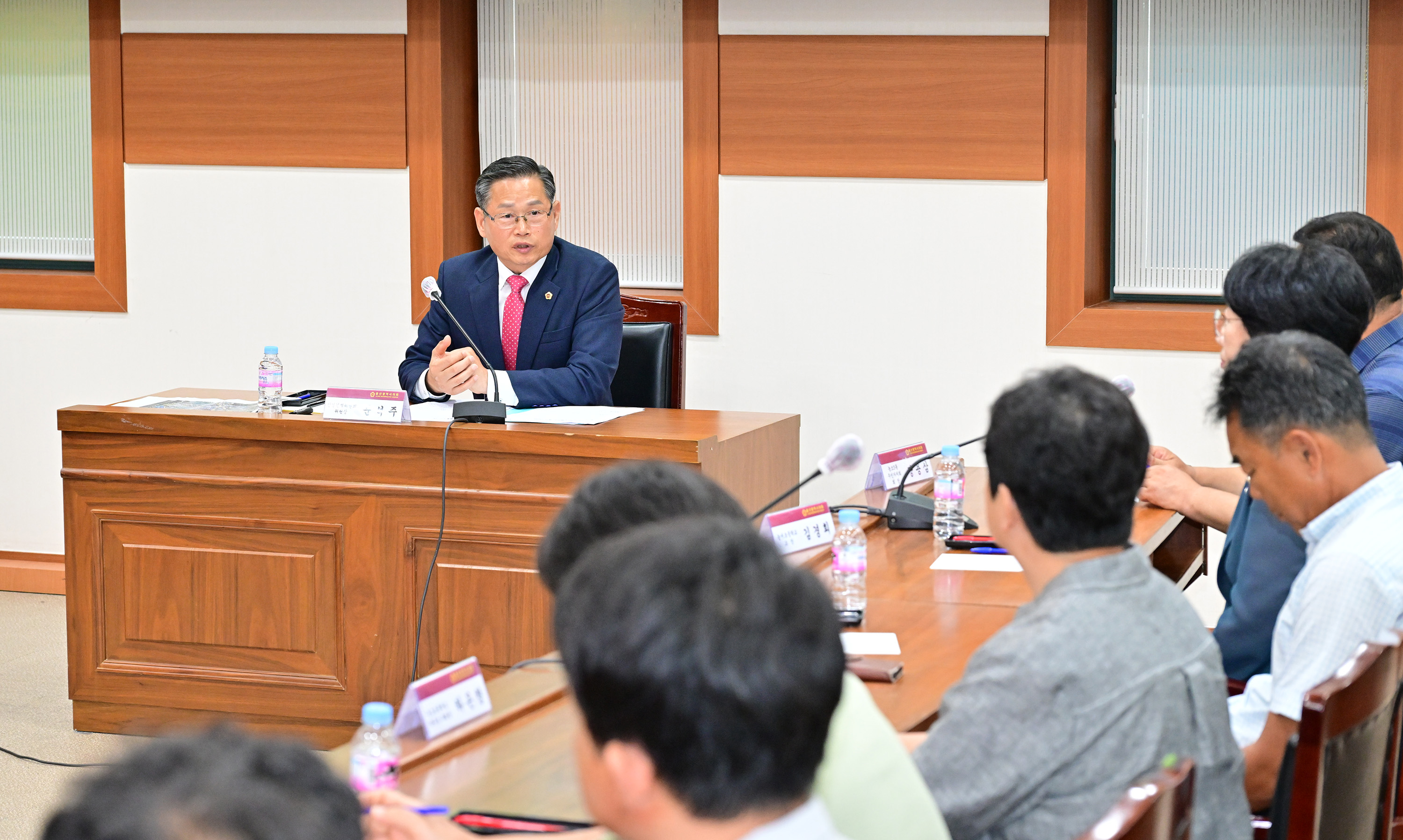 문석주 산업건설위원장, 학교 앞 교차로 보행안전 개선 간담회6