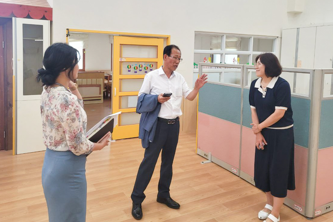 강대길 부의장, 직장어린이집 이전 부지를 검토하기 위한 현장방문2