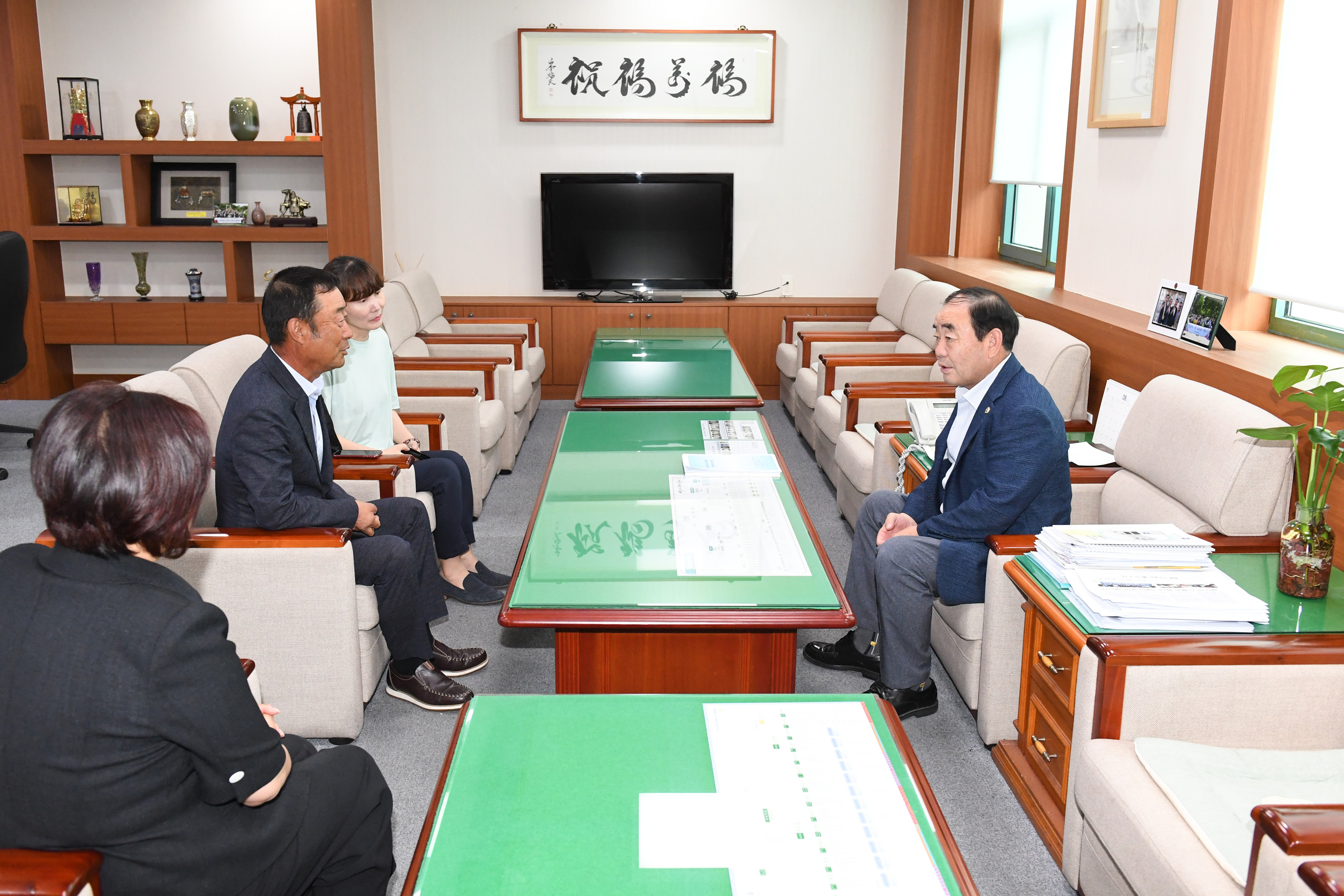  (사)울산지체장애인협회 임원진 내방2