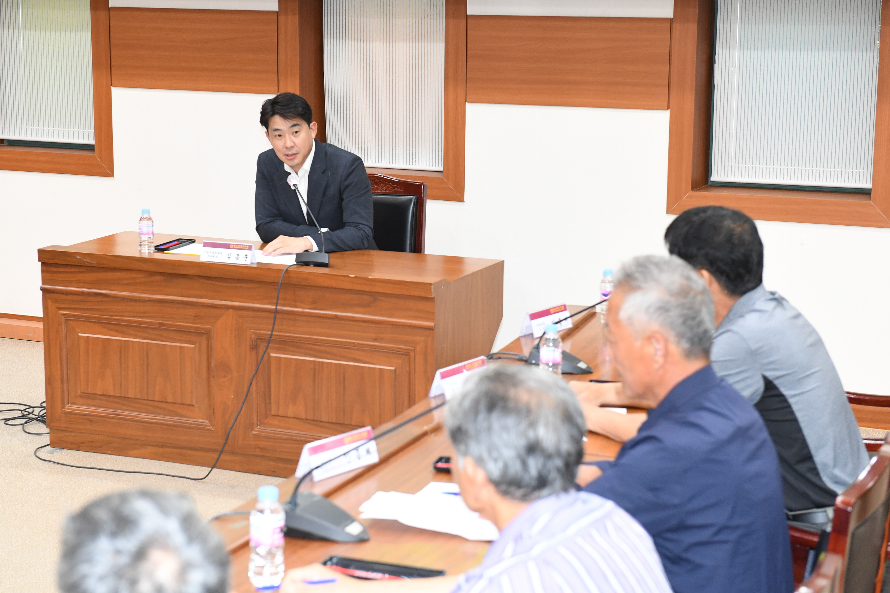 김종훈 산업건설부위원장, 범서읍 망성리 도시가스 보급 현황 청취 간담회5