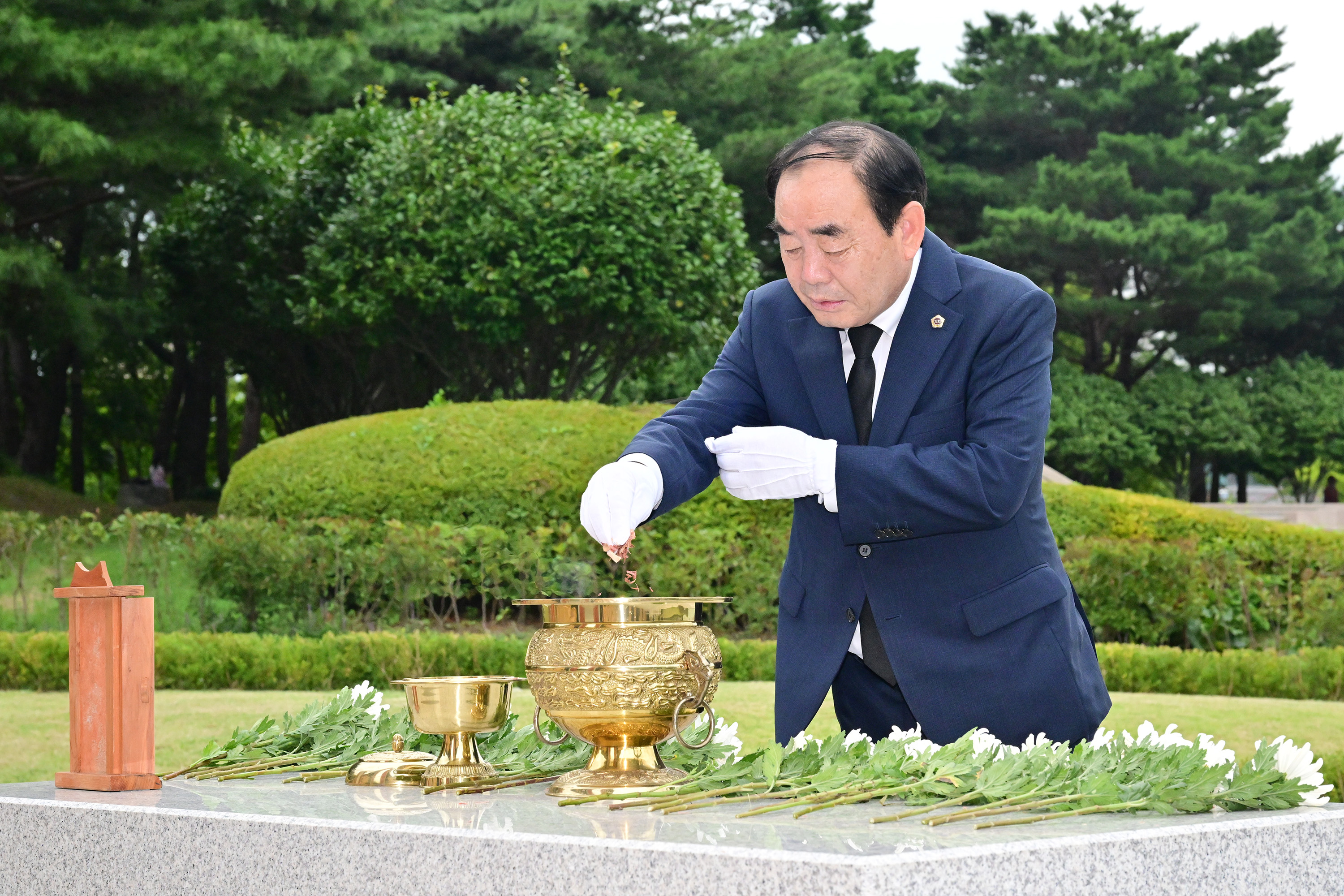 제78주년 광복절 기념 울산항일독립운동기념탑 참배1
