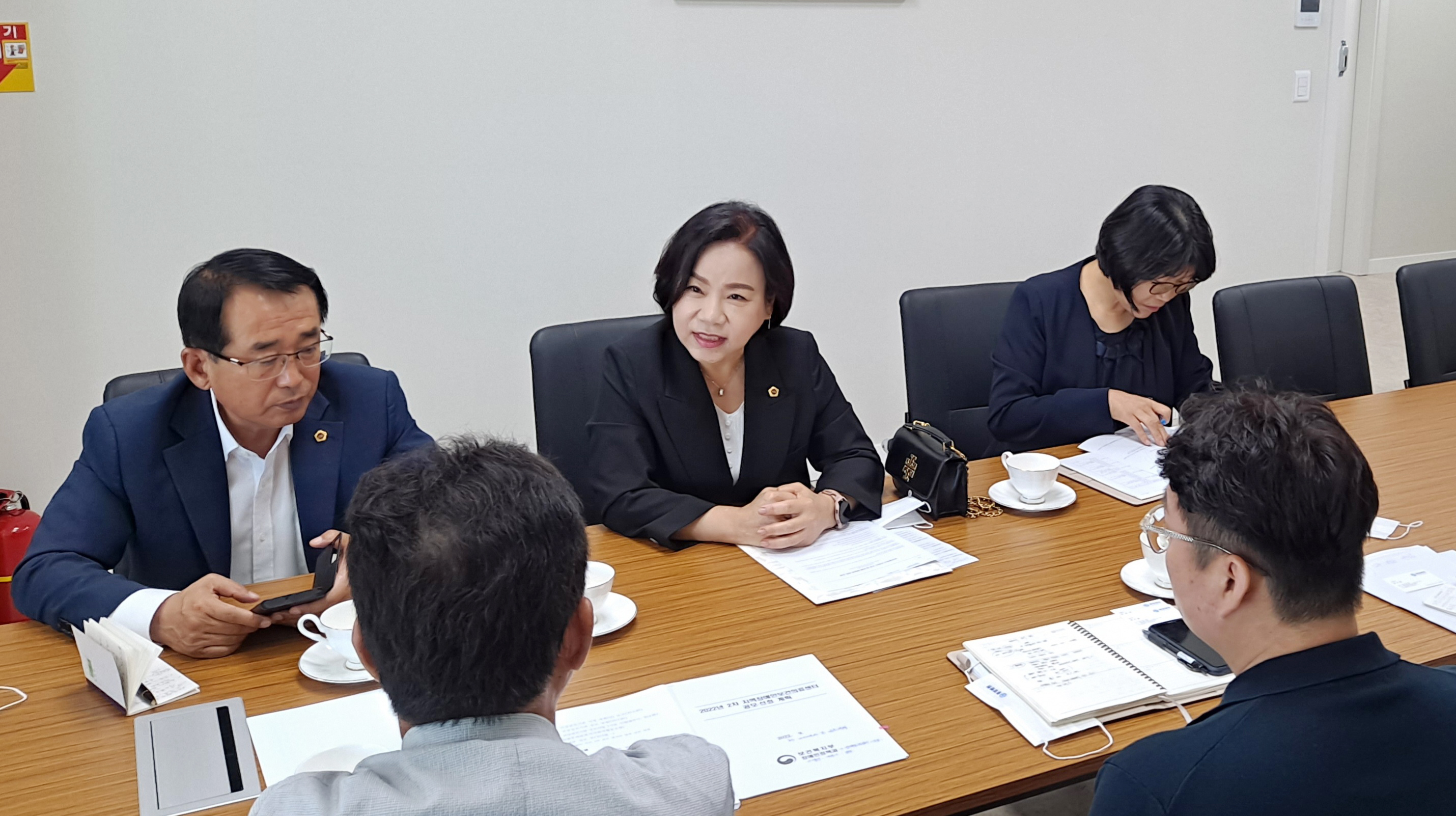 안수일·손명희 의원, 중앙병원 주취자 응급의료센터 방문1