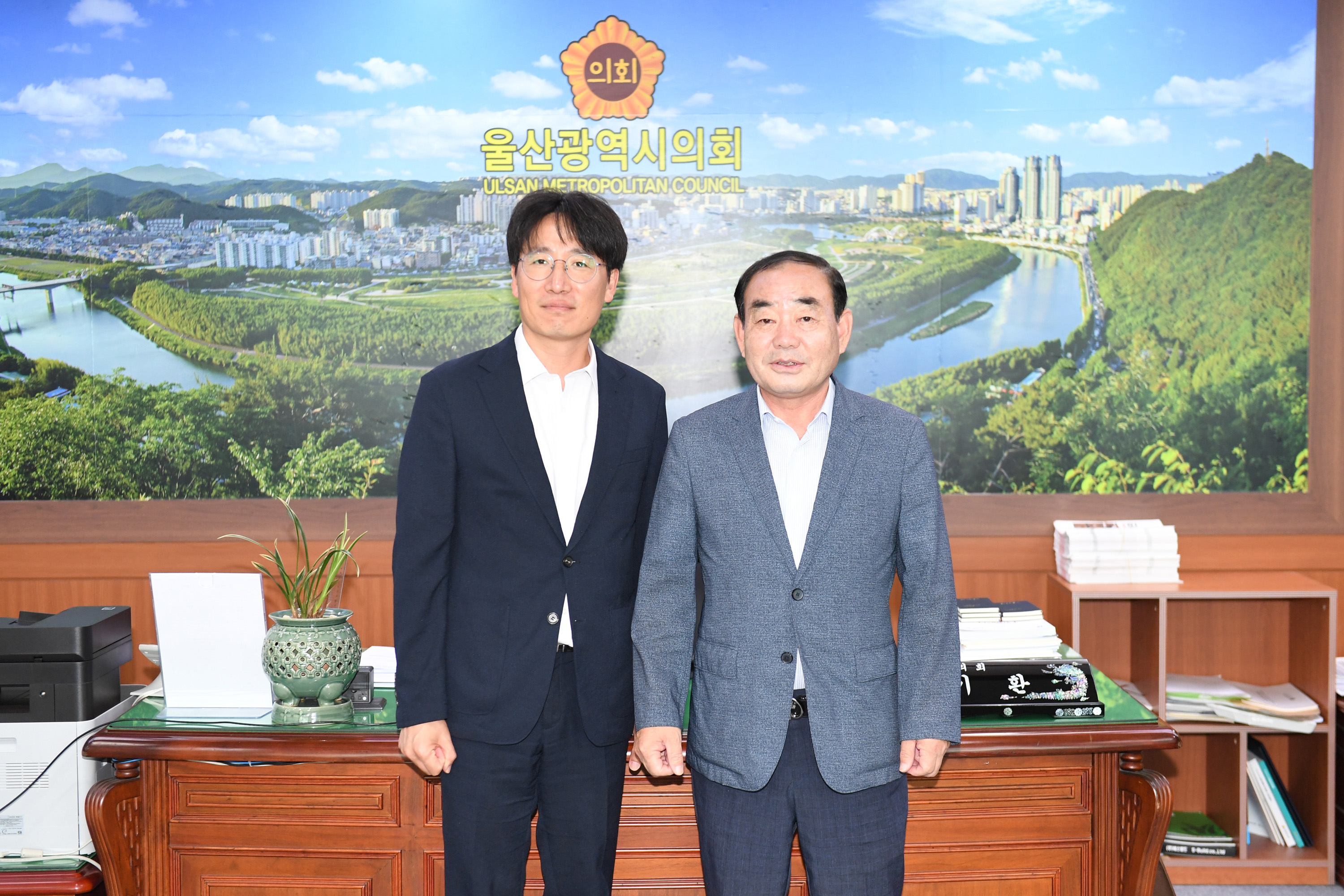 신임 남부경찰서 정보안보외사과장 내방1