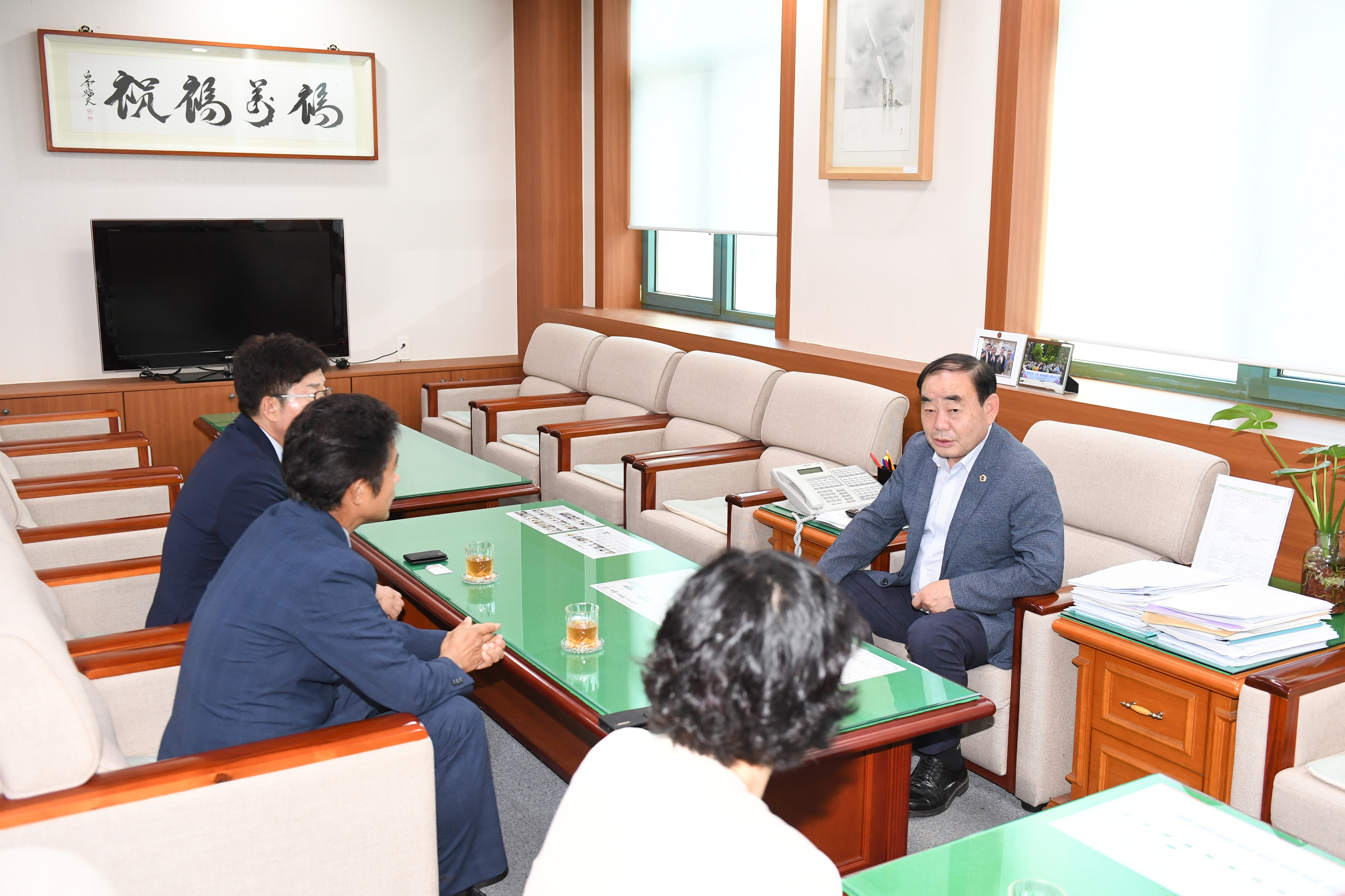 신임 강남교육지원청 교육장 내방2