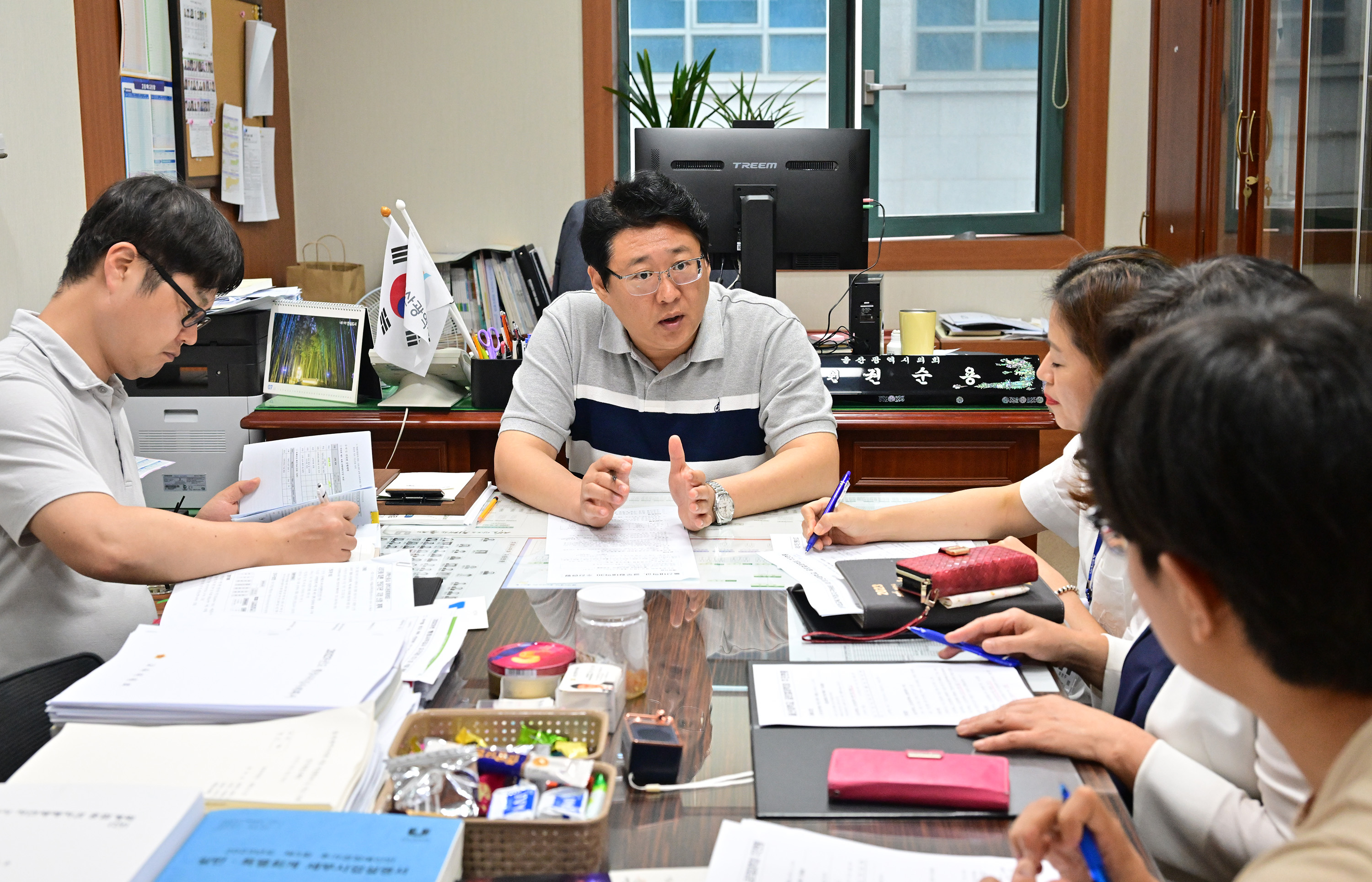 권순용 의원, 글로컬대학30 및 고등직업교육거점지구(HiVE) 추진 현황 업무보고 청취3