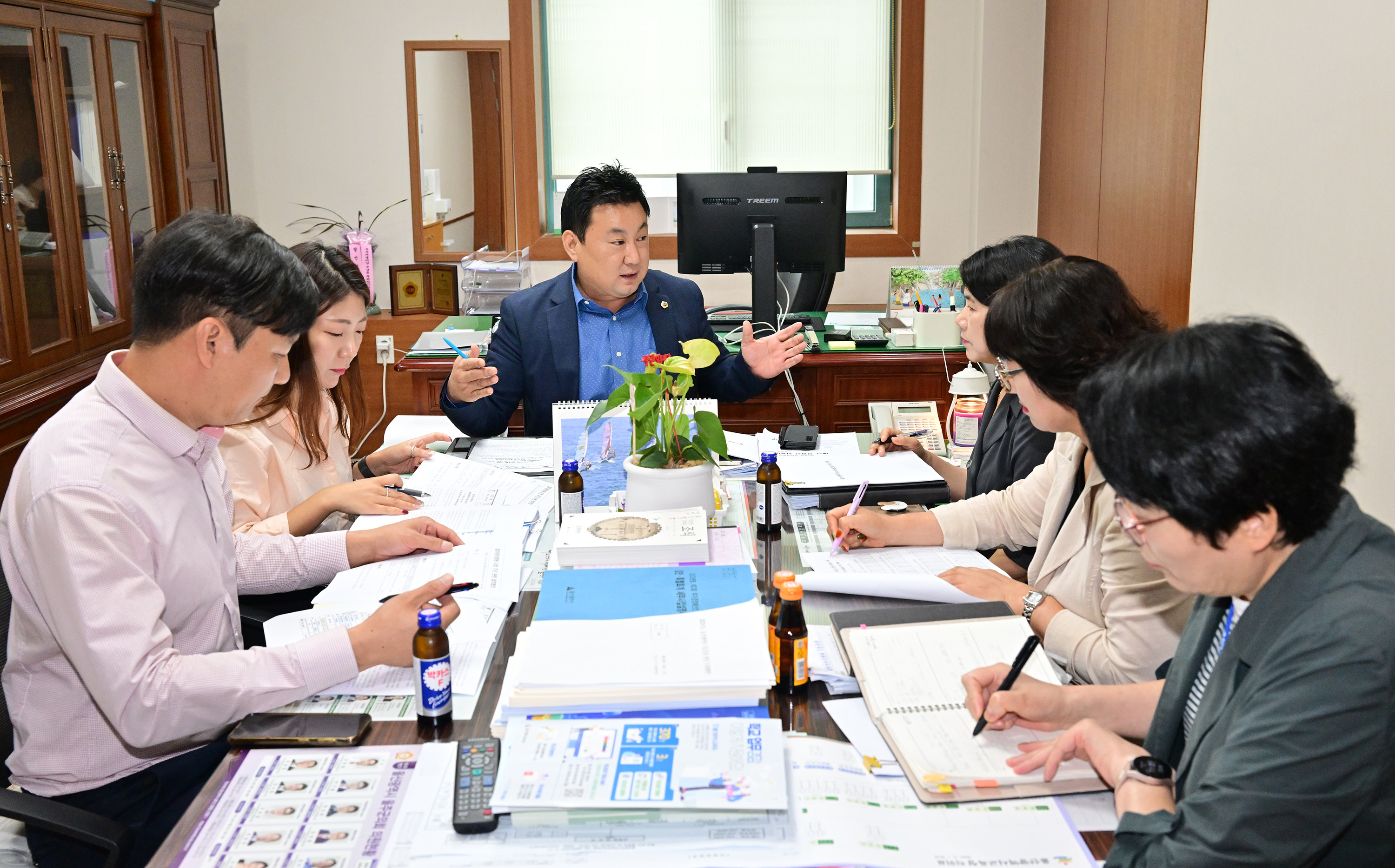  안대룡 의원, 달빛어린이병원 지원 조례 관련 업무보고 청취2