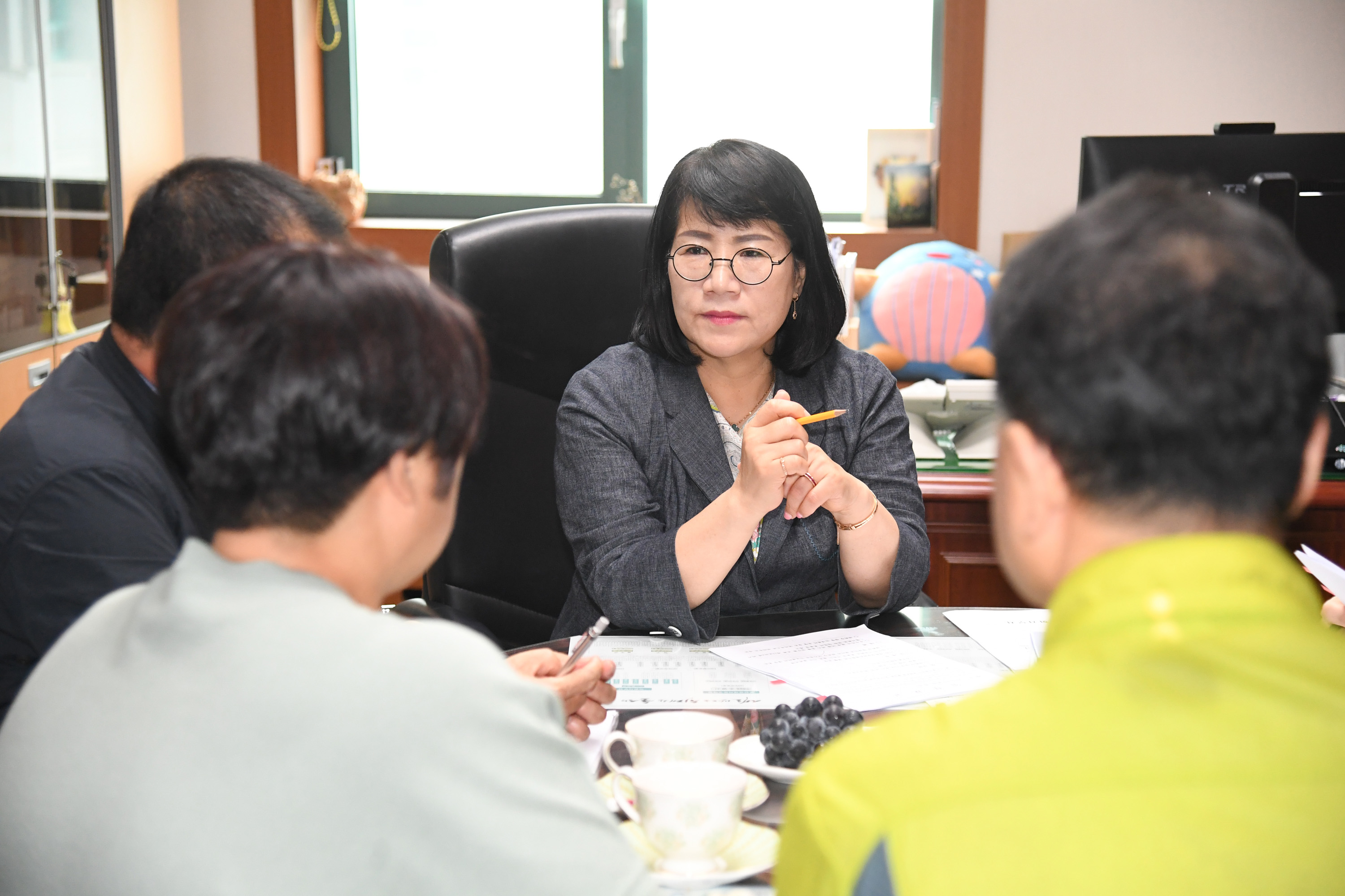 이영해 환경복지위원장,(사)태화강생태관광협의회 관계자와 함께 태화강 생태관광 활성화 관련하여 현안사항을 논의2