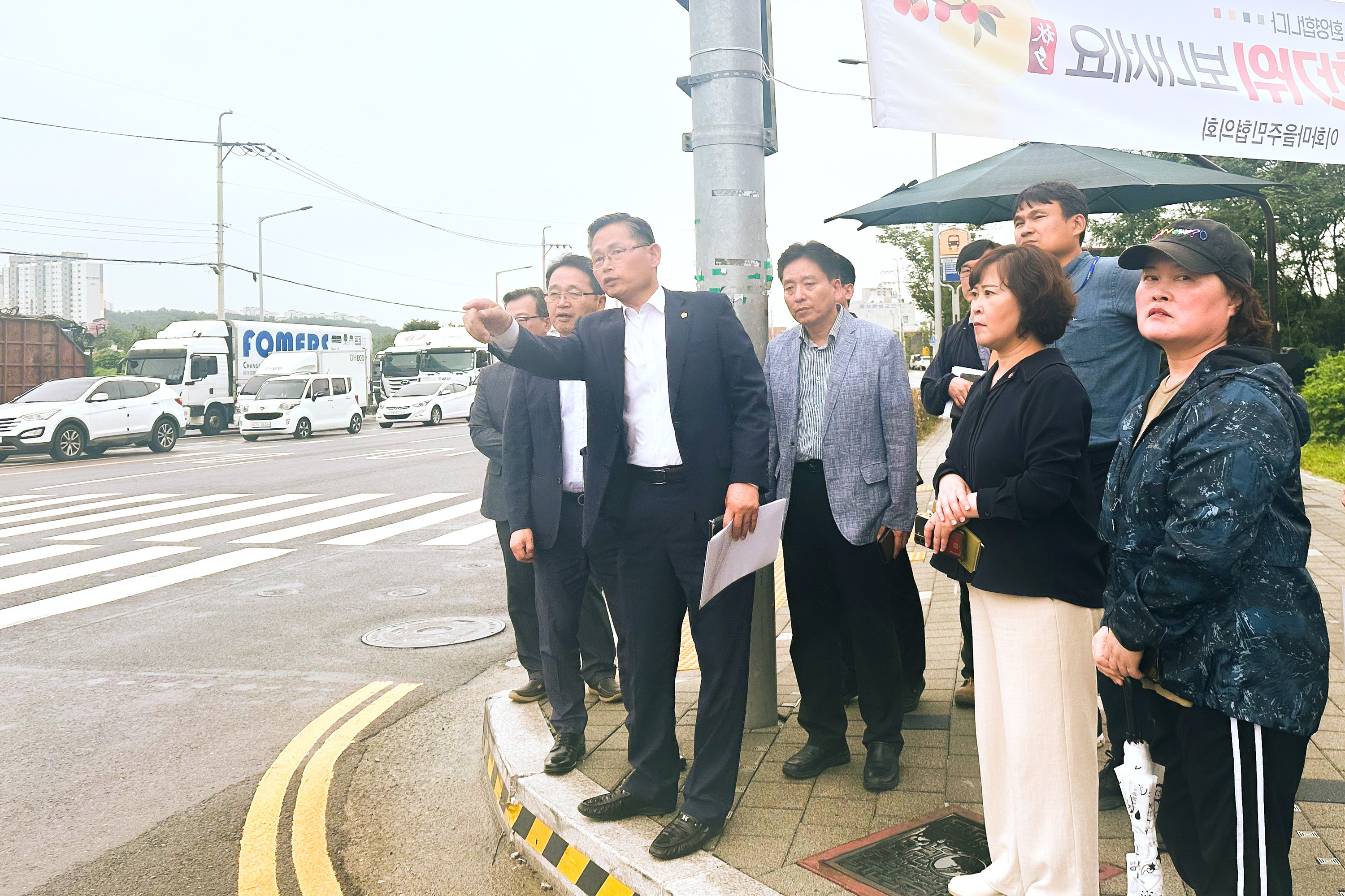 문석주 산업건설위원장, 도로환경 개선 관련 민원현장 방문3