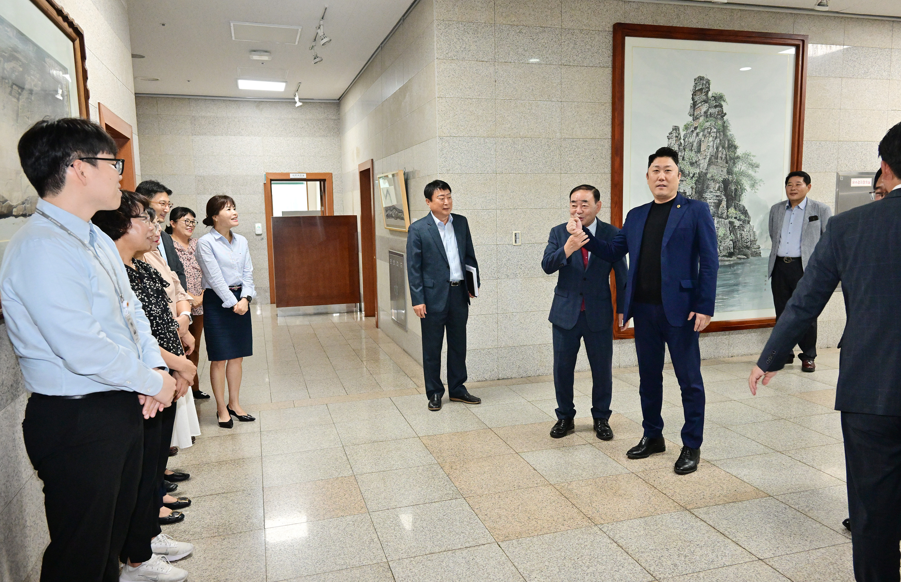 추석맞이 부서 순회 방문11