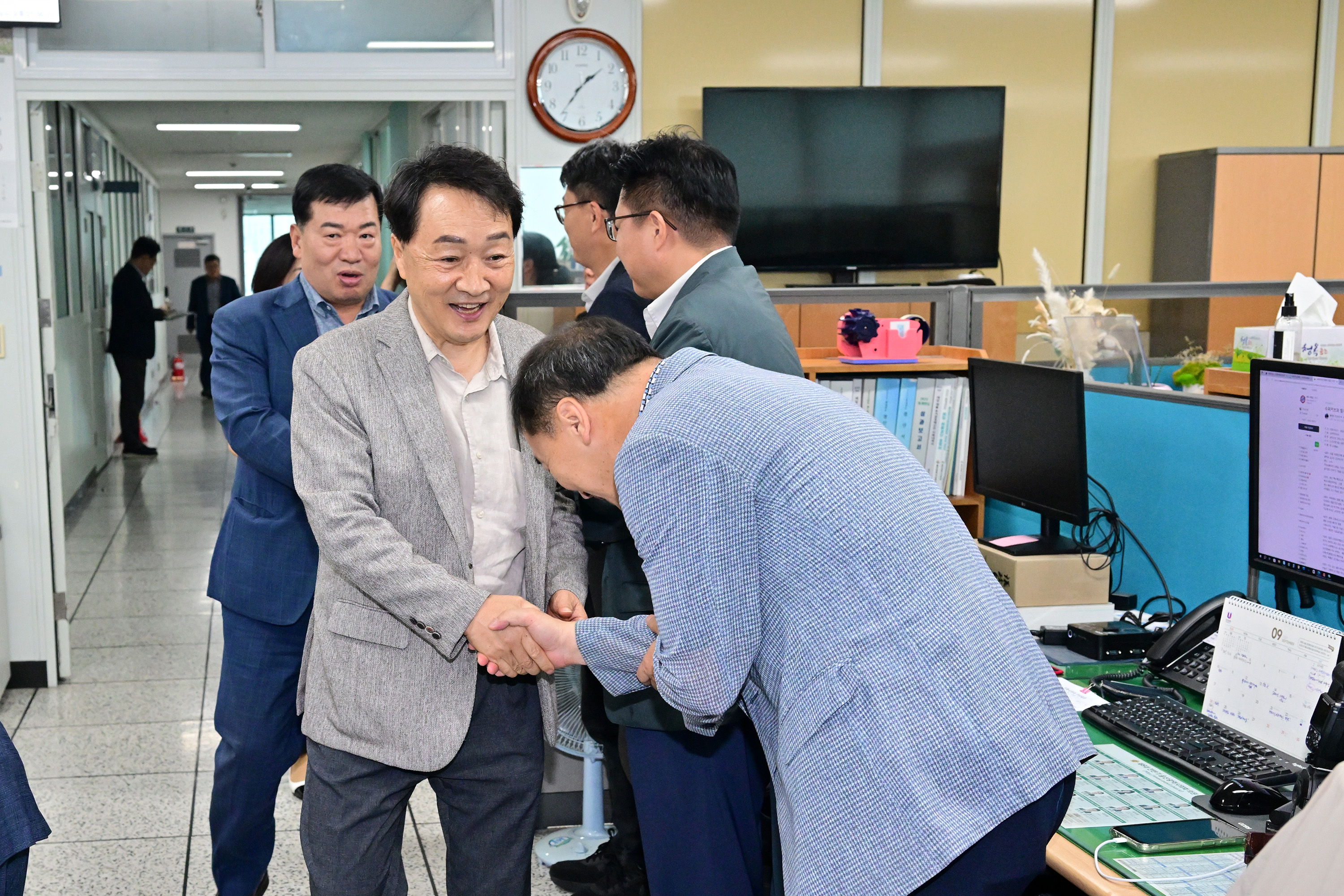 추석맞이 부서 순회 방문5
