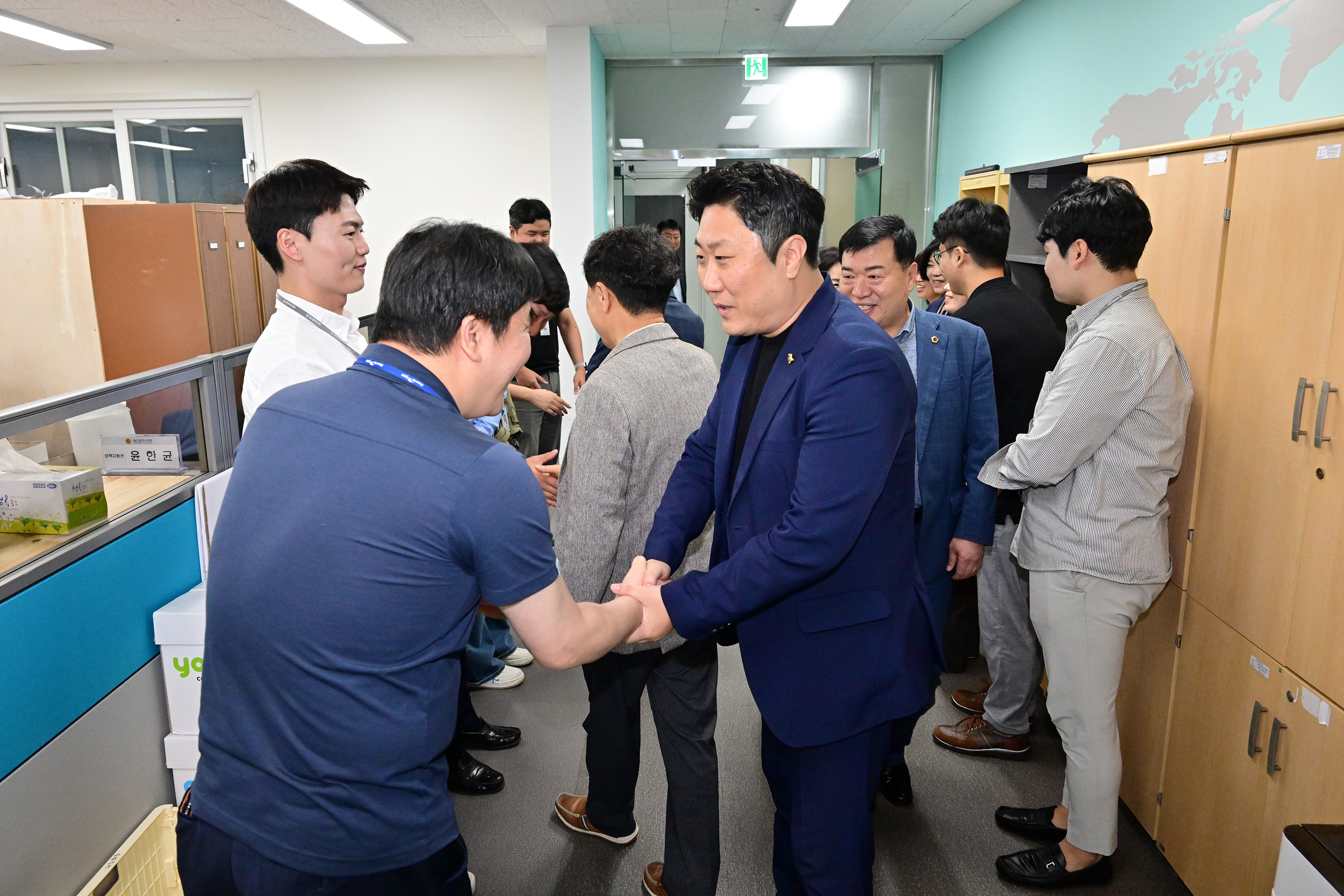 추석맞이 부서 순회 방문9