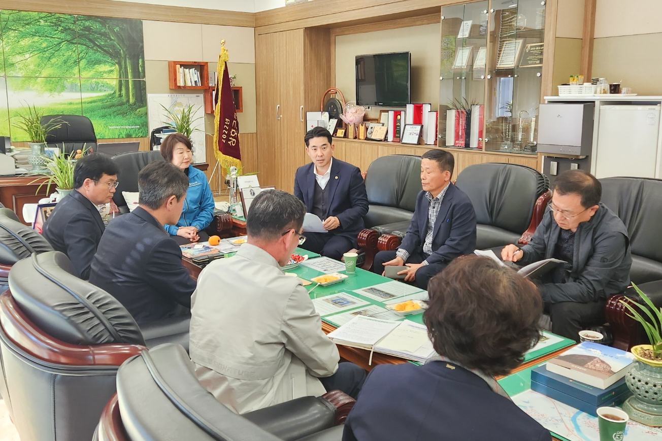 김종훈 산업건설부위원장, 범서읍 농작물 피해 현장방문2