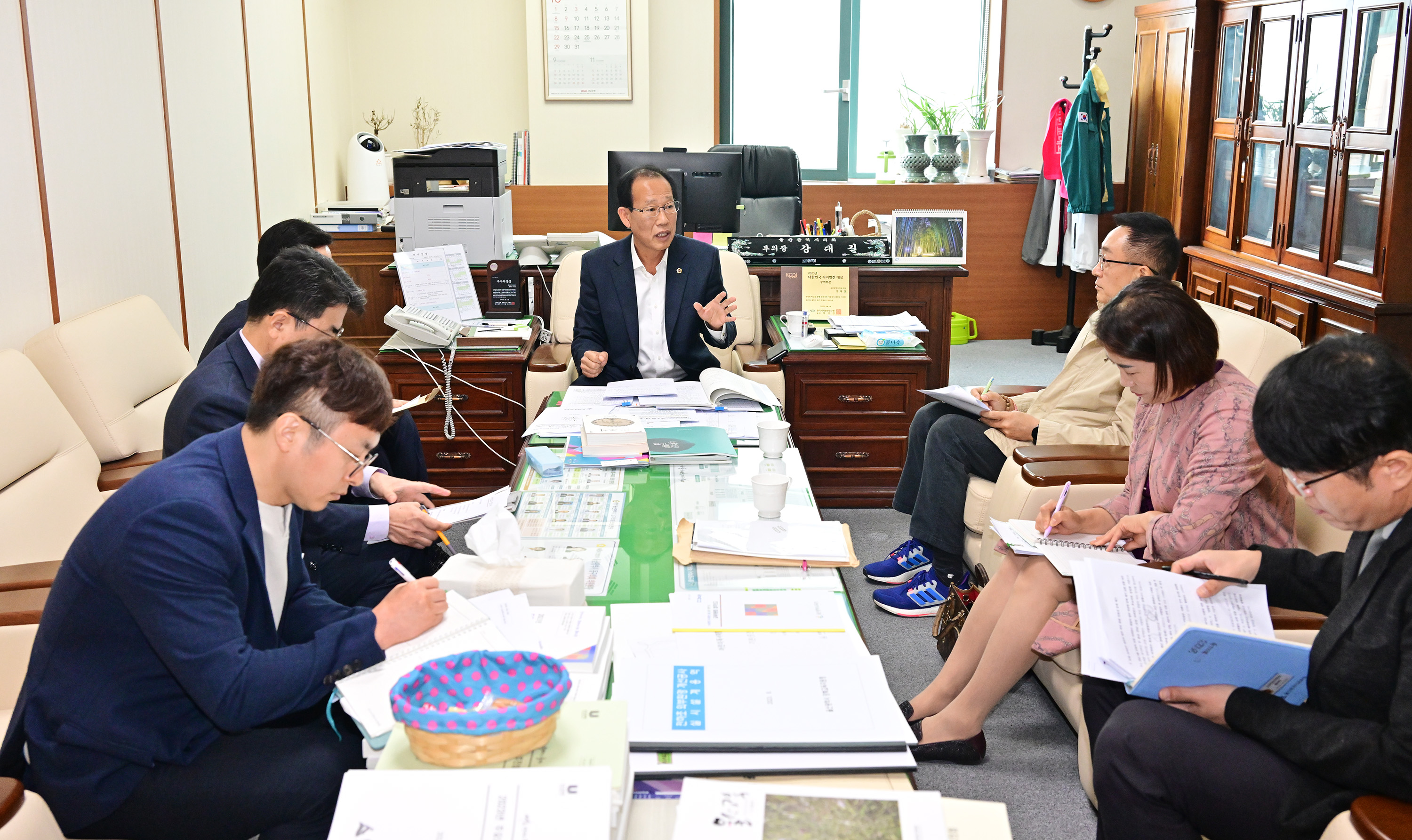 강대길 부의장, 학교장 자격연수 및 승진 임용관련 간담회1