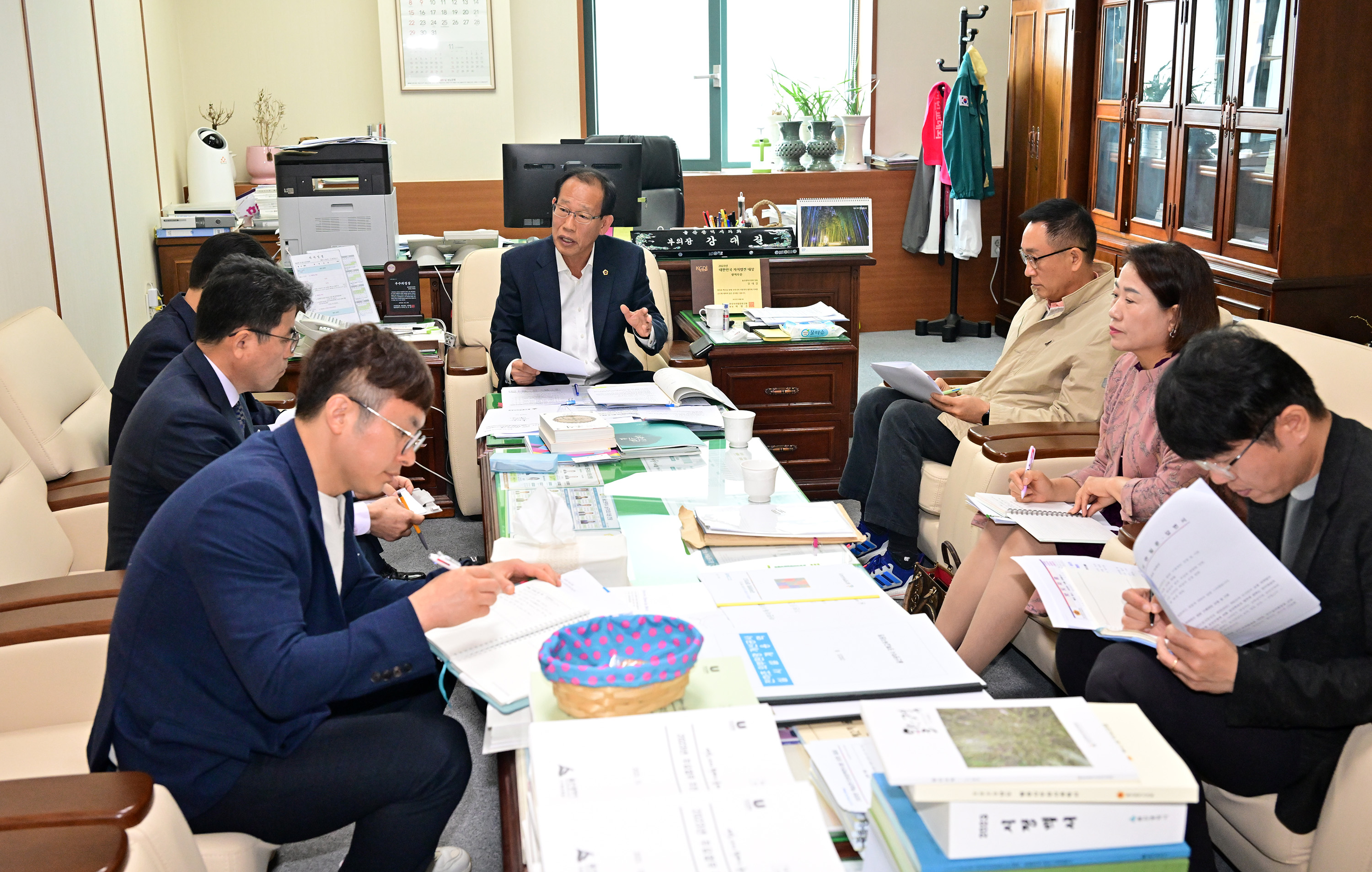 강대길 부의장, 학교장 자격연수 및 승진 임용관련 간담회2
