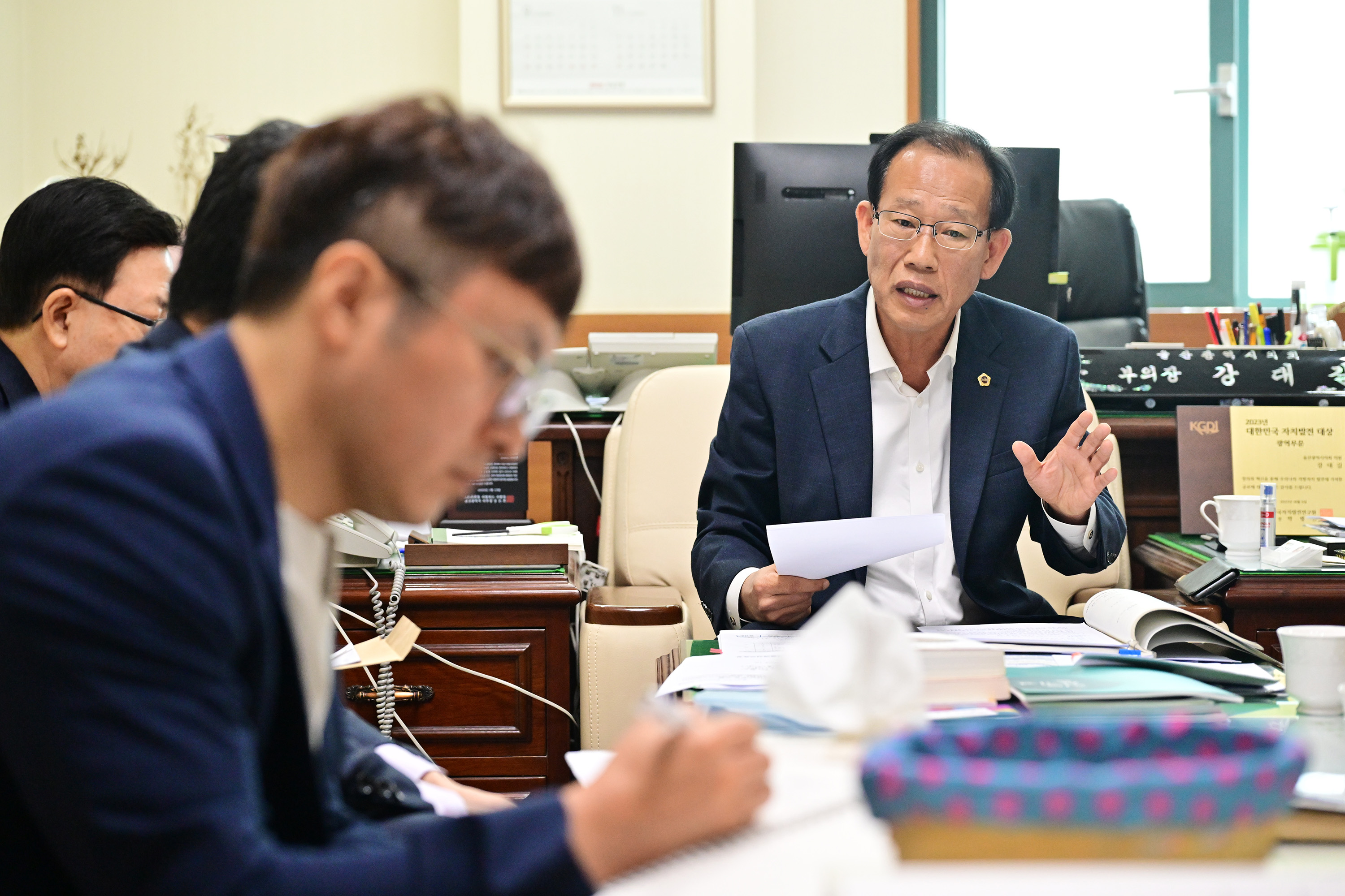 강대길 부의장, 학교장 자격연수 및 승진 임용관련 간담회5
