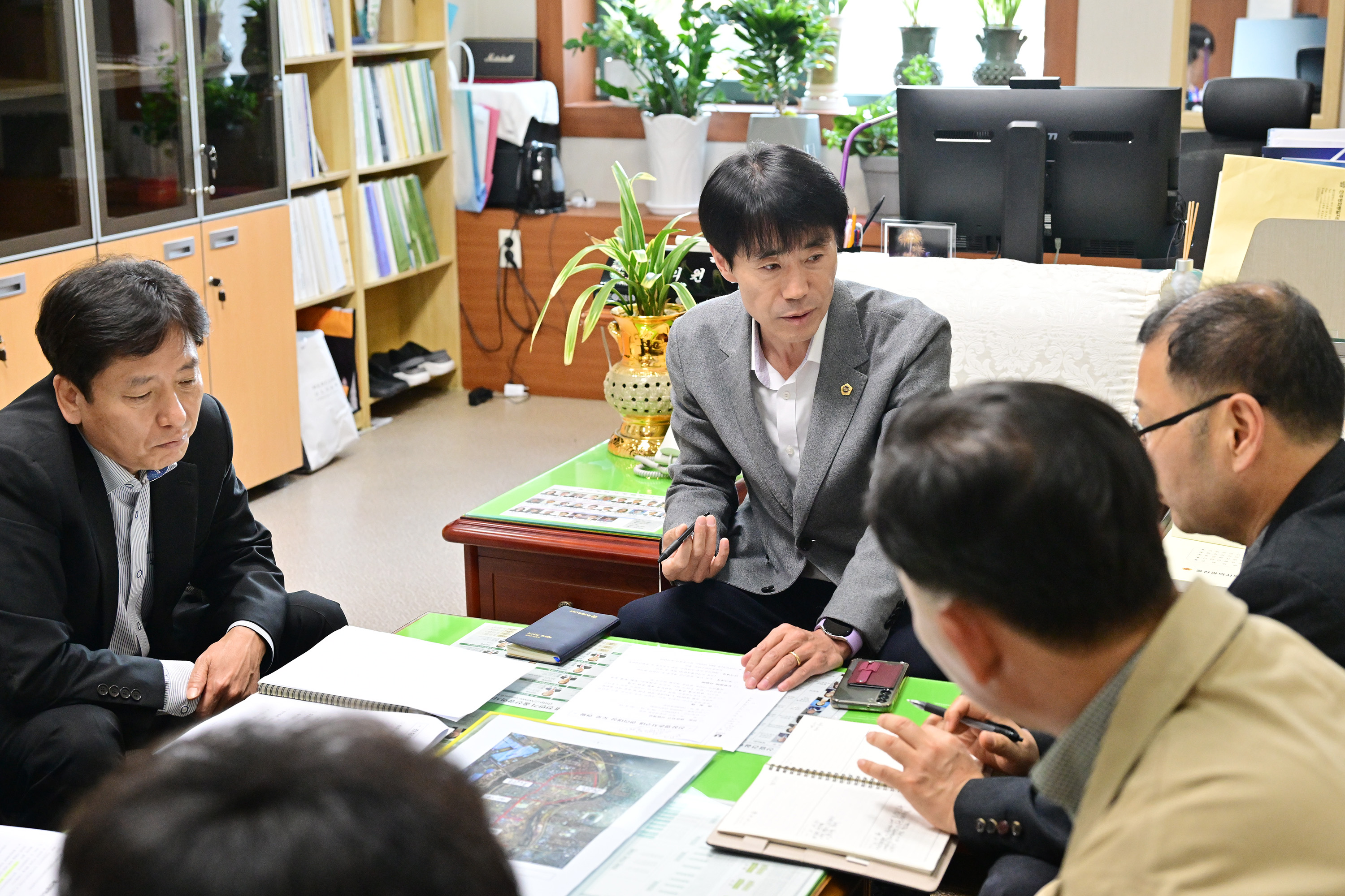 백현조 의원, 북구 진장·명촌지구 내 노후 기반시설(도로)정비 개선방안 업무협의6