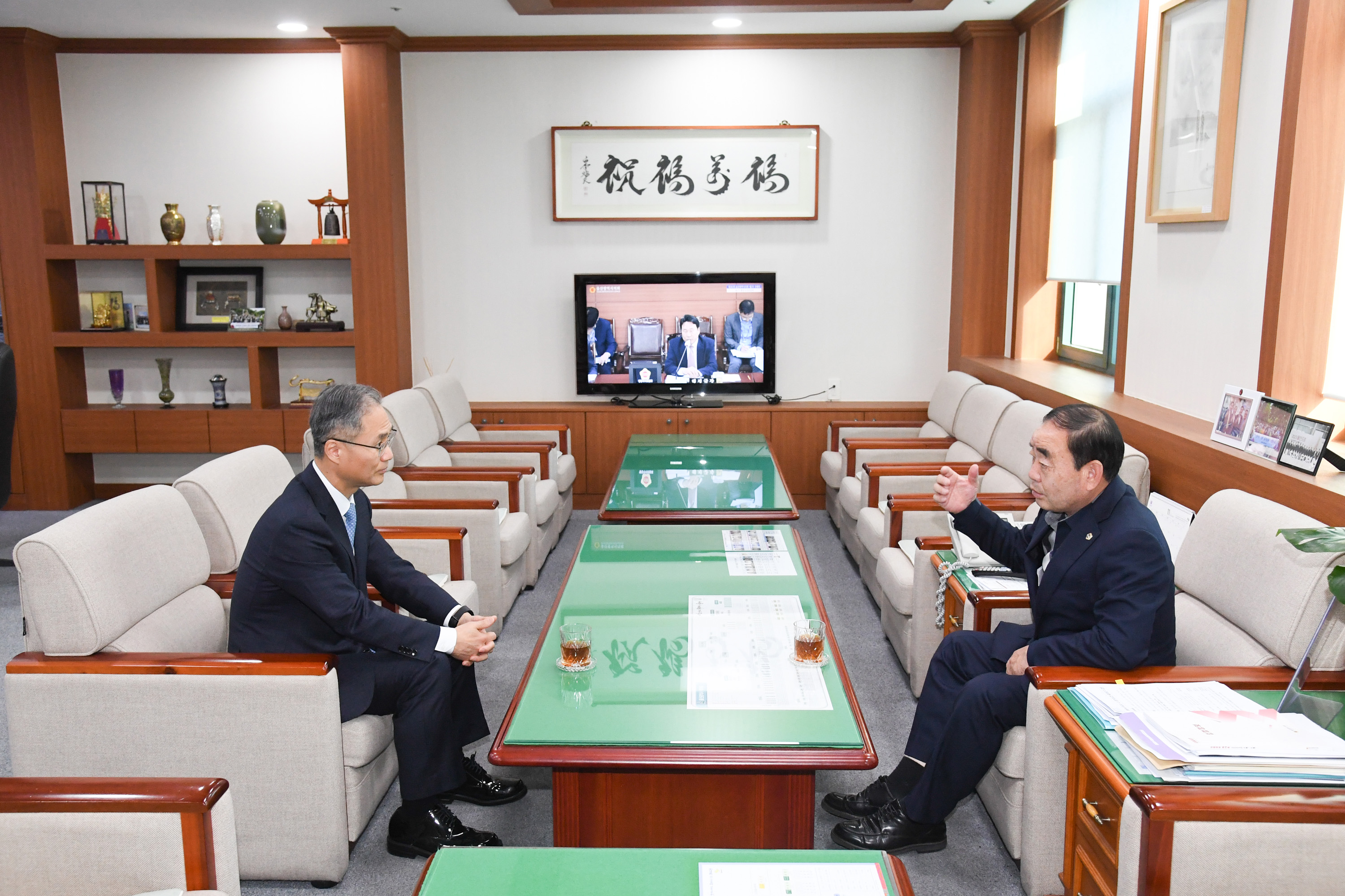 오부명 울산경찰청장 내방2