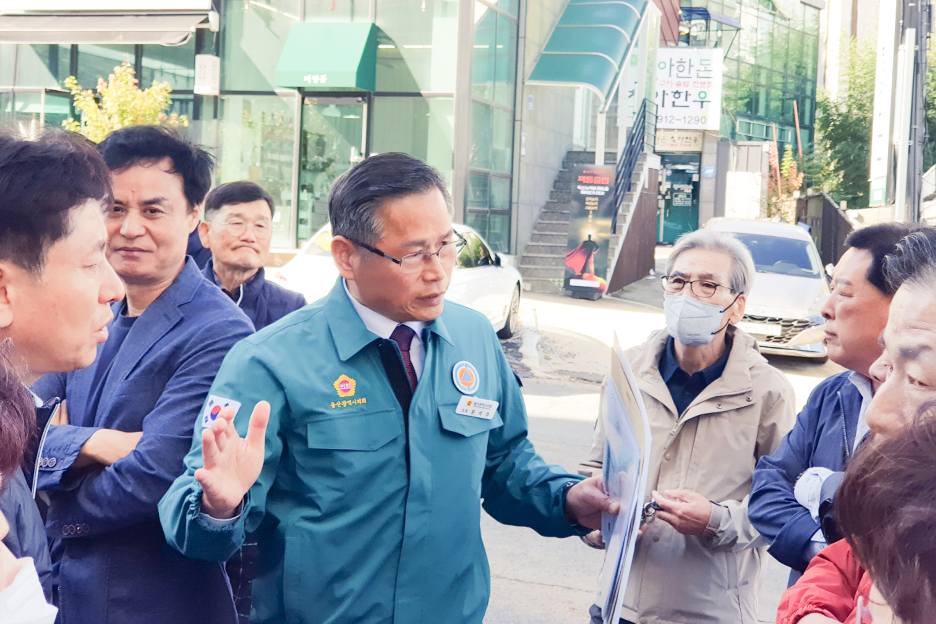 울산시의회 문석주 산업건설위원장, 달천아이파크~천곡천간 도로개설 현장 방문3