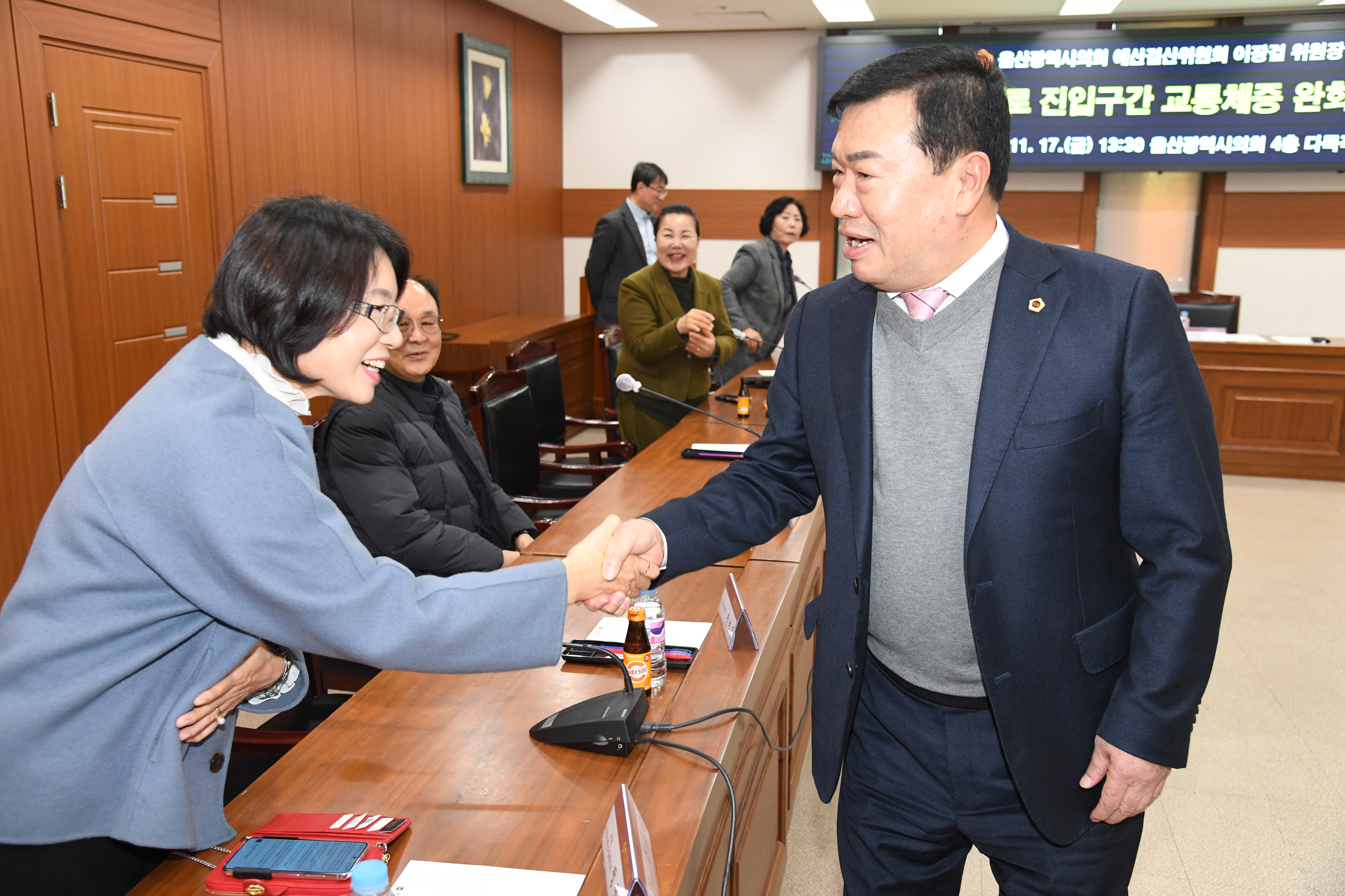 이장걸 의원, 문수로~이예로 진입구간 교통체증 완화 주민 간담회9