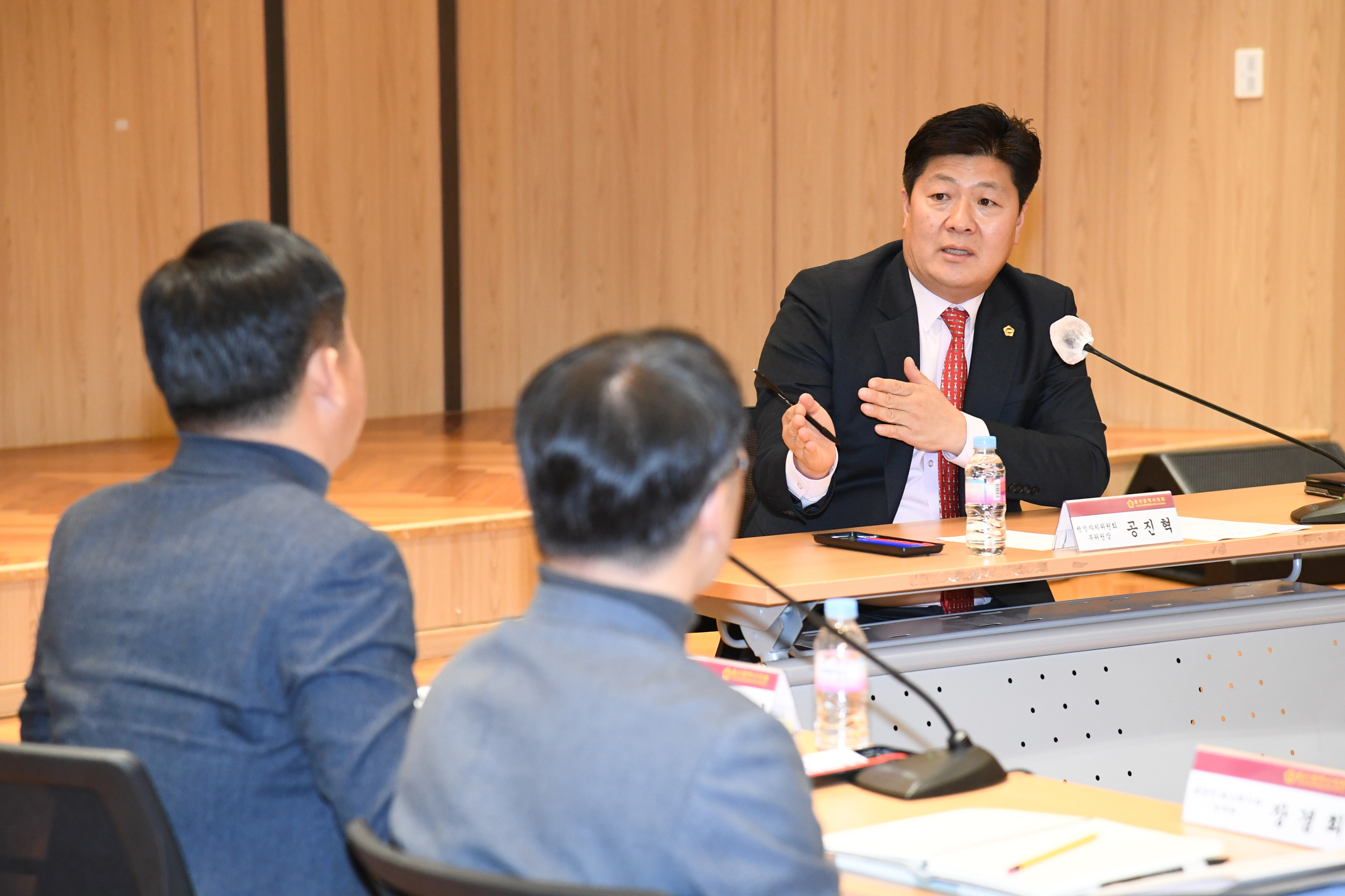 공진혁 행정자치부위원장, 744번 시내버스 노선개편 관련 업무협의6