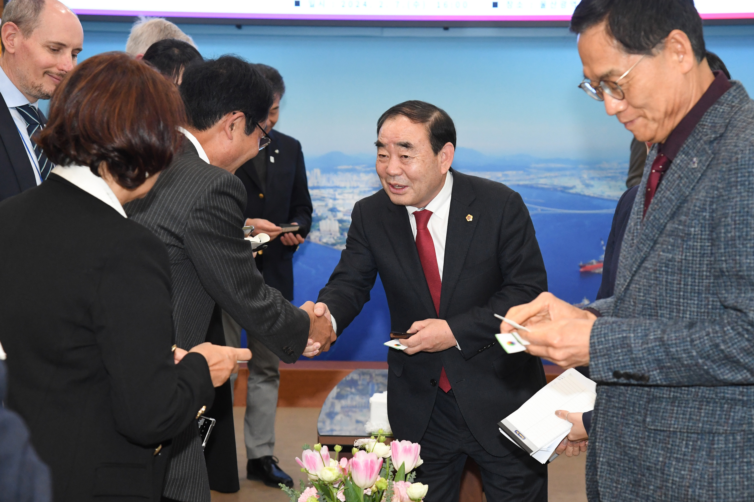 김기환 의장, 국제원예생산자협회(AIPH) 대표단 방문 환담4