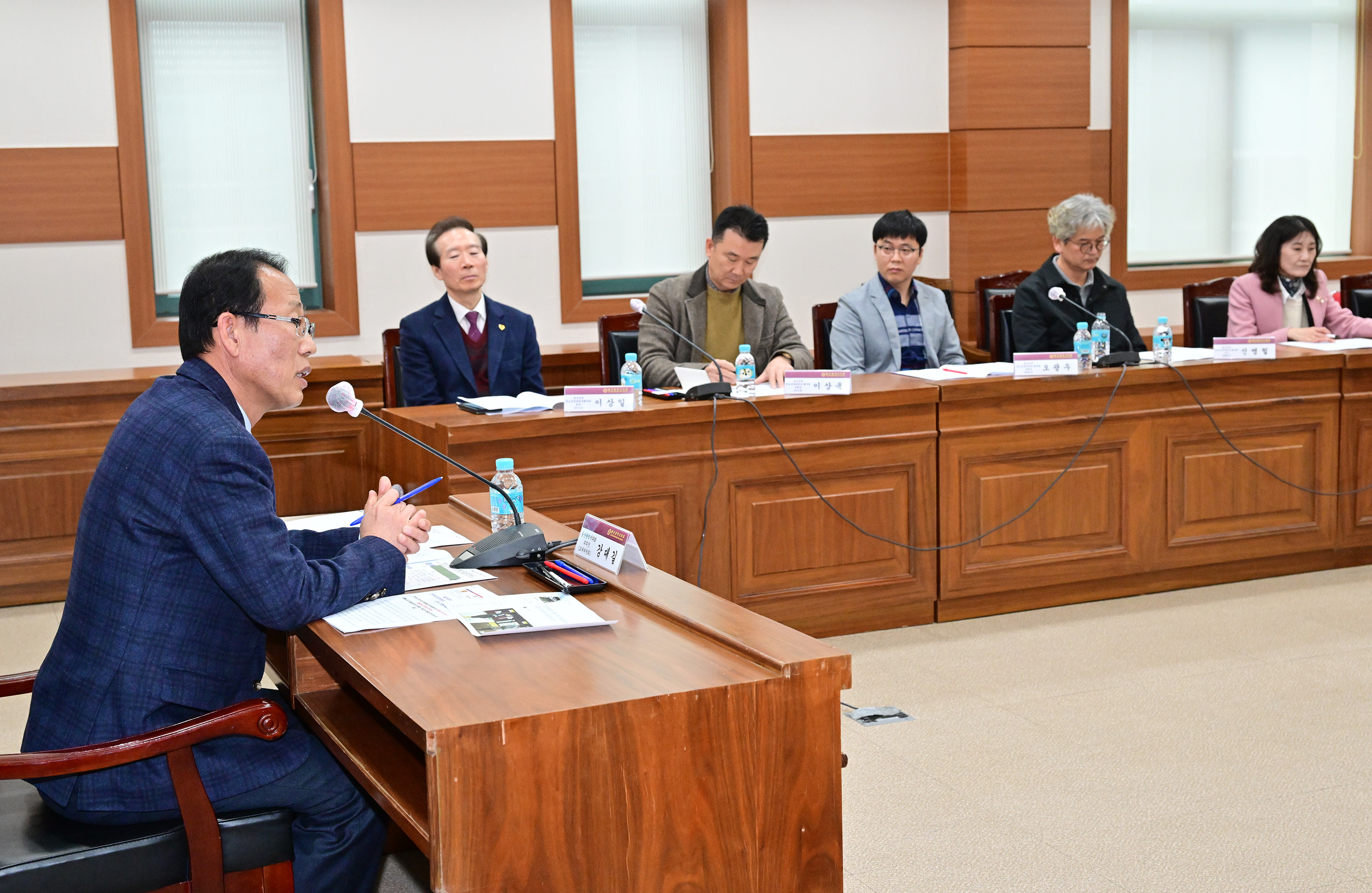 강대길 부의장, 학생 건강증진 방안 모색 간담회7